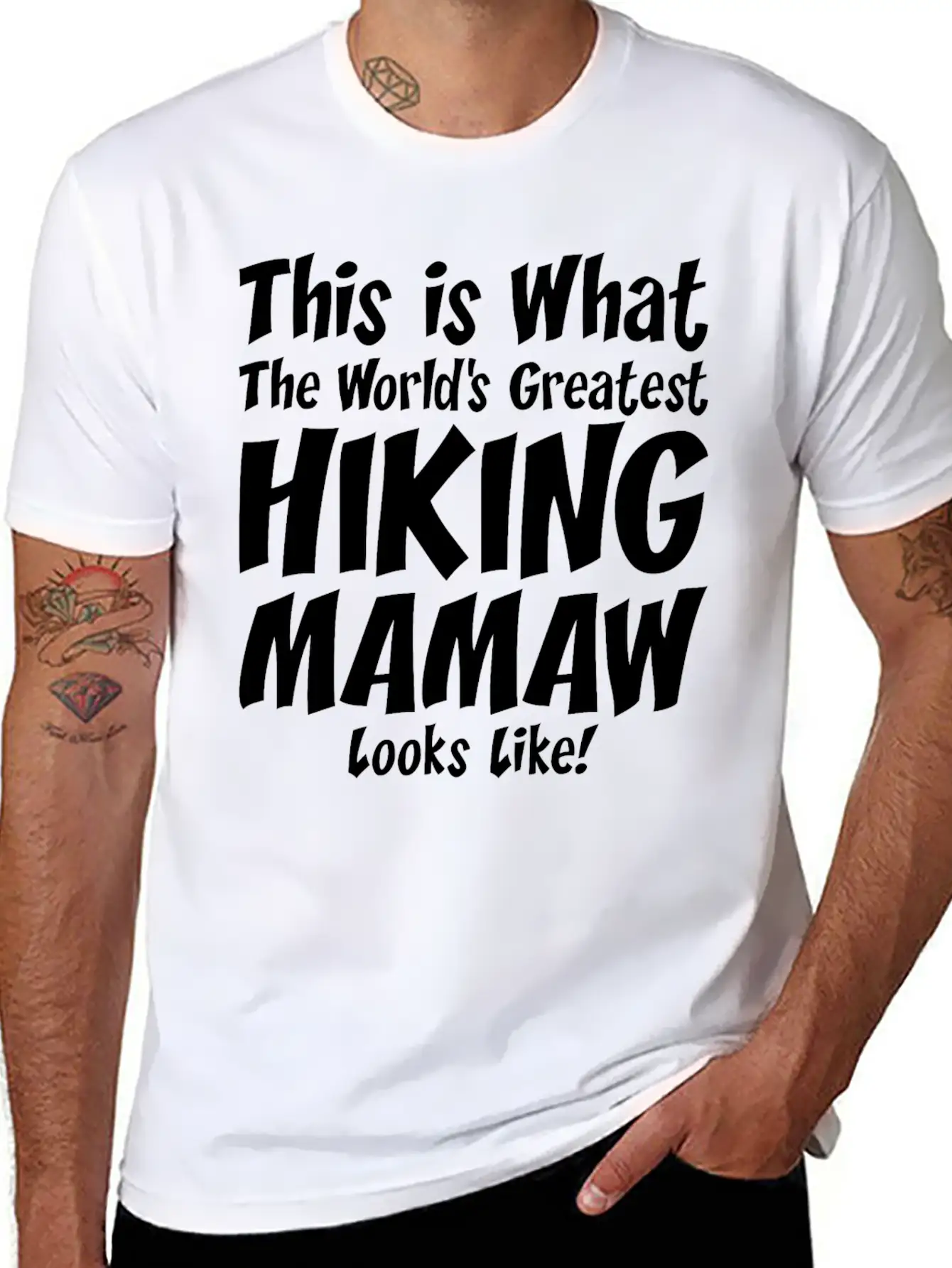 This Is What The Worlds Greatest Hiking Mamaw Soft Cotton Short Sleeve Tee – Unisex Wardrobe Staple