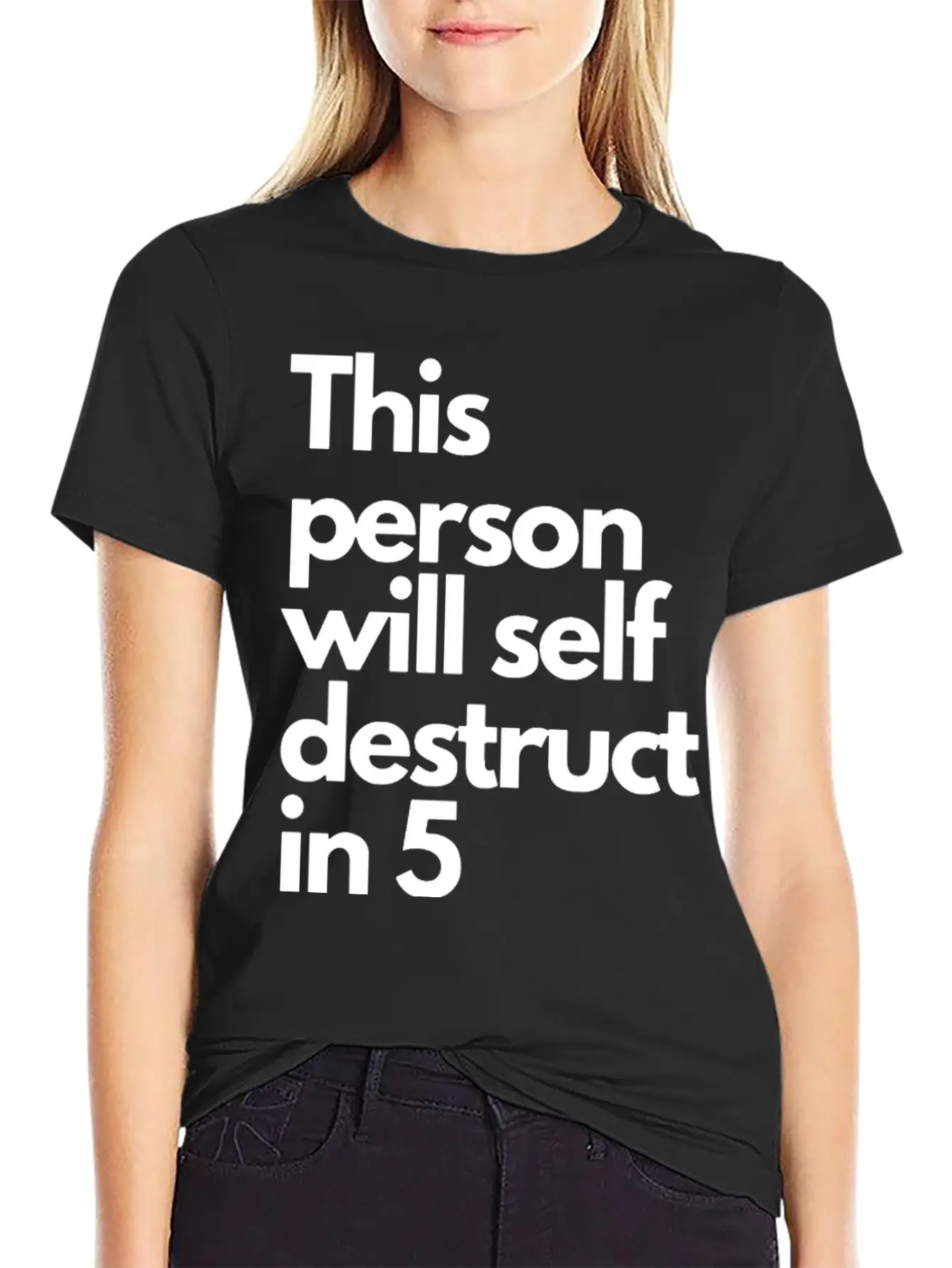 This Message Will Self Destruct In 5 Seconds Classic Fit Graphic Tee For Daily Comfort – Unisex Cotton Shirt
