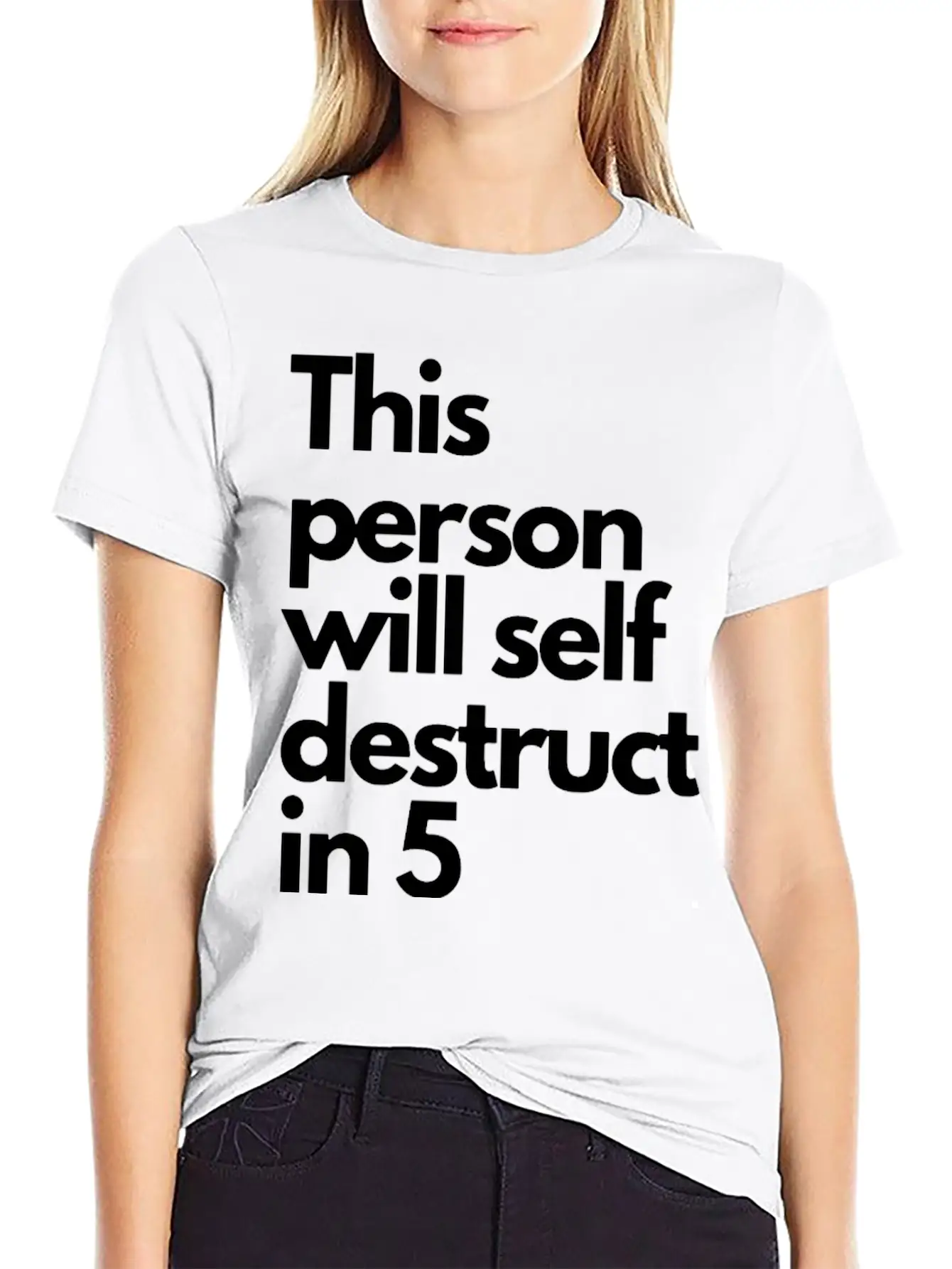 This Message Will Self Destruct In 5 Seconds Classic Fit Graphic Tee For Daily Comfort – Unisex Cotton Shirt