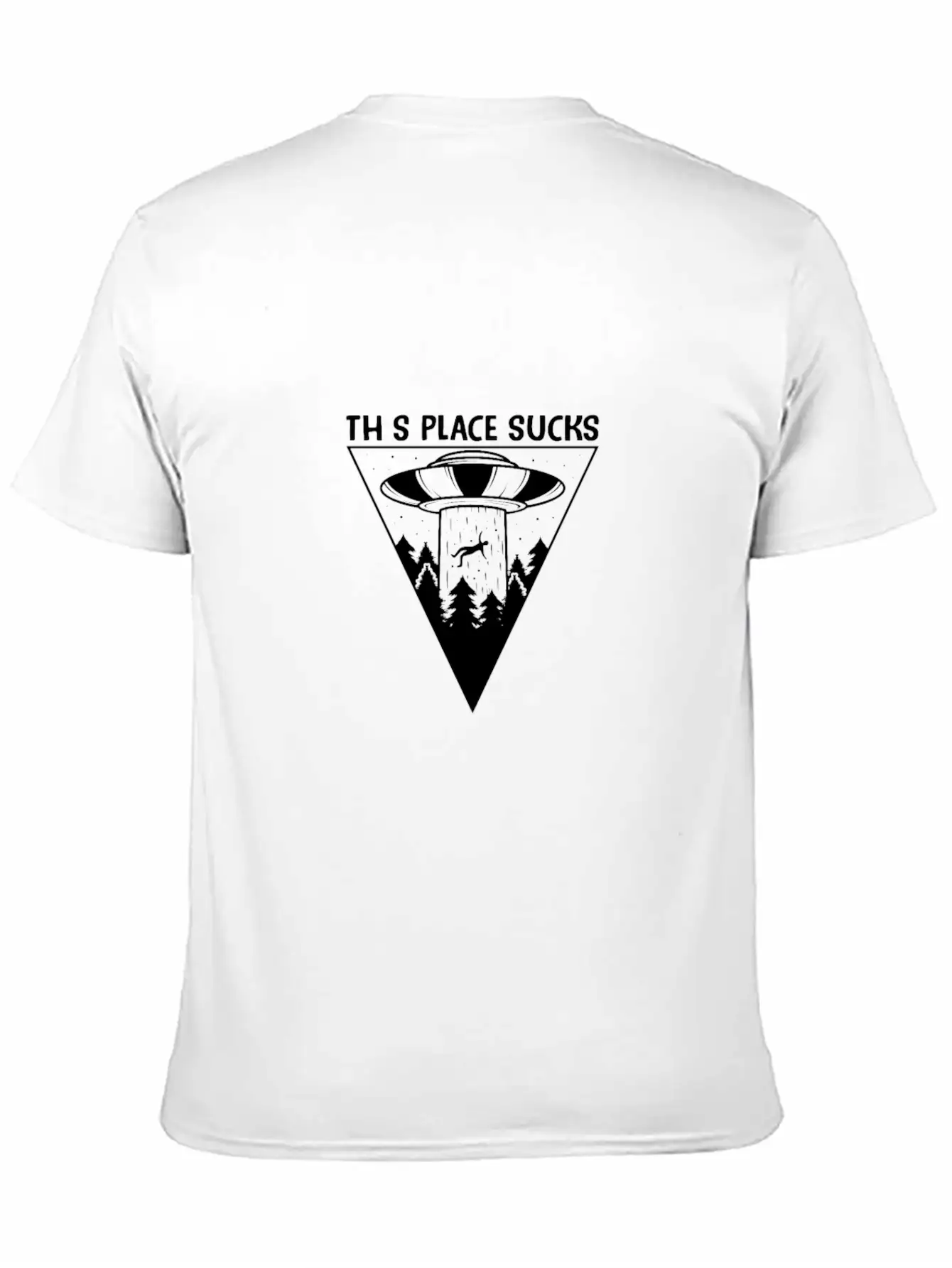 This Place Sucks Alien Science Shirt Design Basic Graphic T-Shirt – Daily Comfort In Soft Cotton