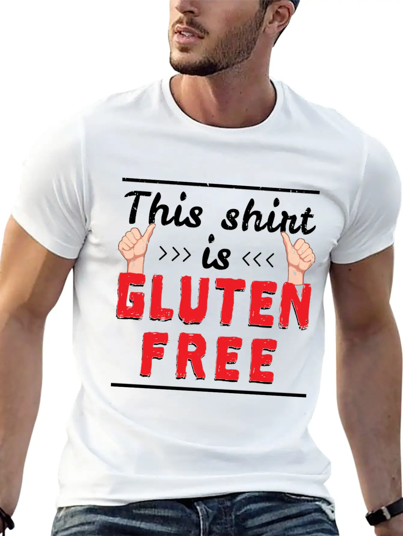 This Shirt Is Gluten Free Classic Fit Graphic Tee For Daily Comfort – Unisex Cotton Shirt