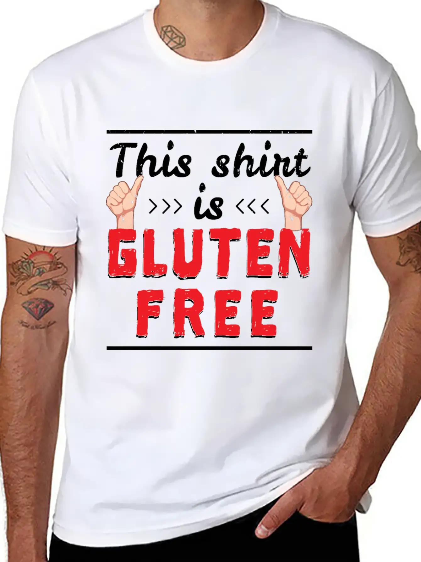 This Shirt Is Gluten Free Classic Fit Graphic Tee For Daily Comfort – Unisex Cotton Shirt