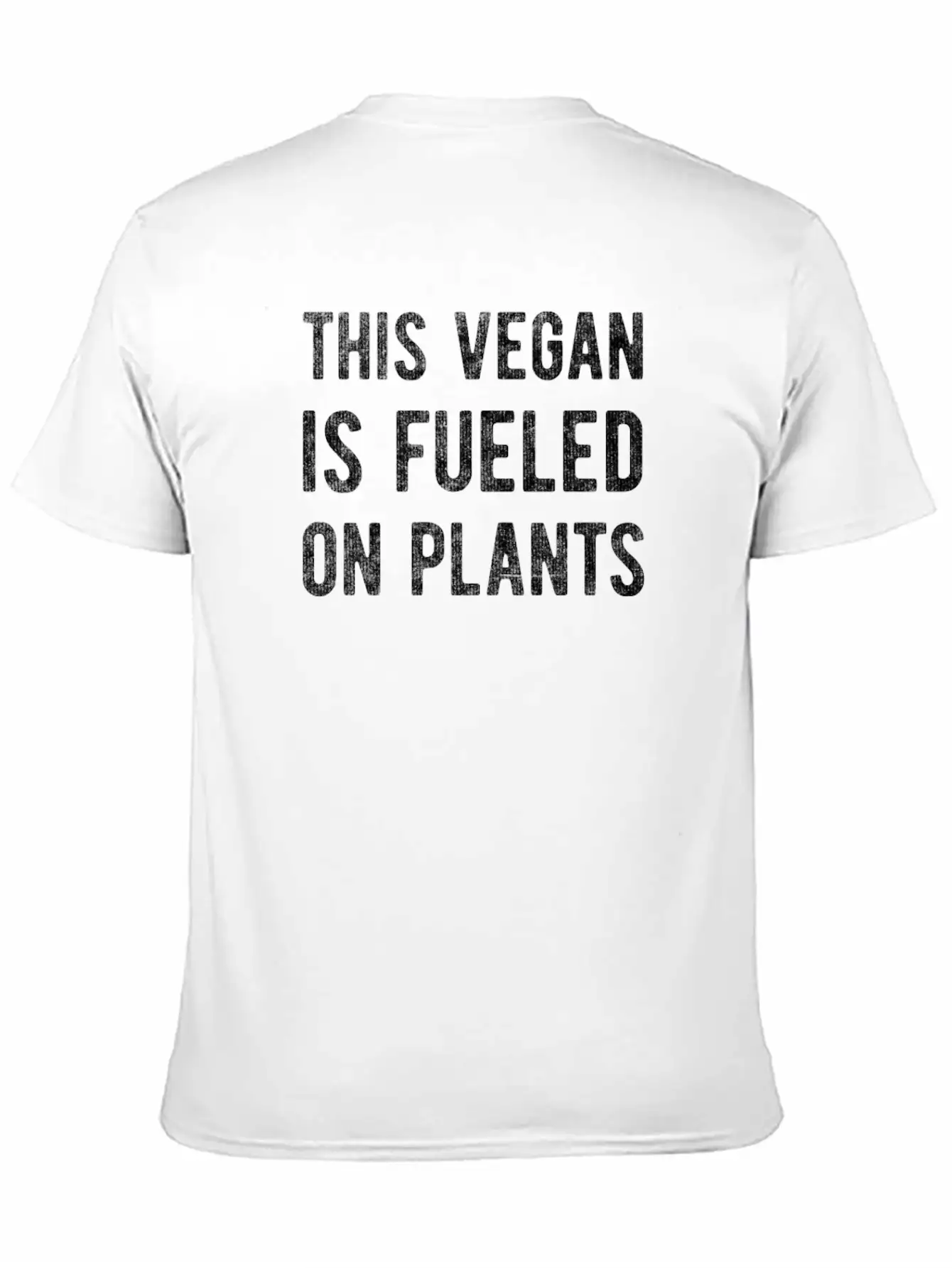 This Vegan Is Fueld On Plants Vegetarian Lightweight Cotton T-Shirt – Daily Comfort Graphic Shirt