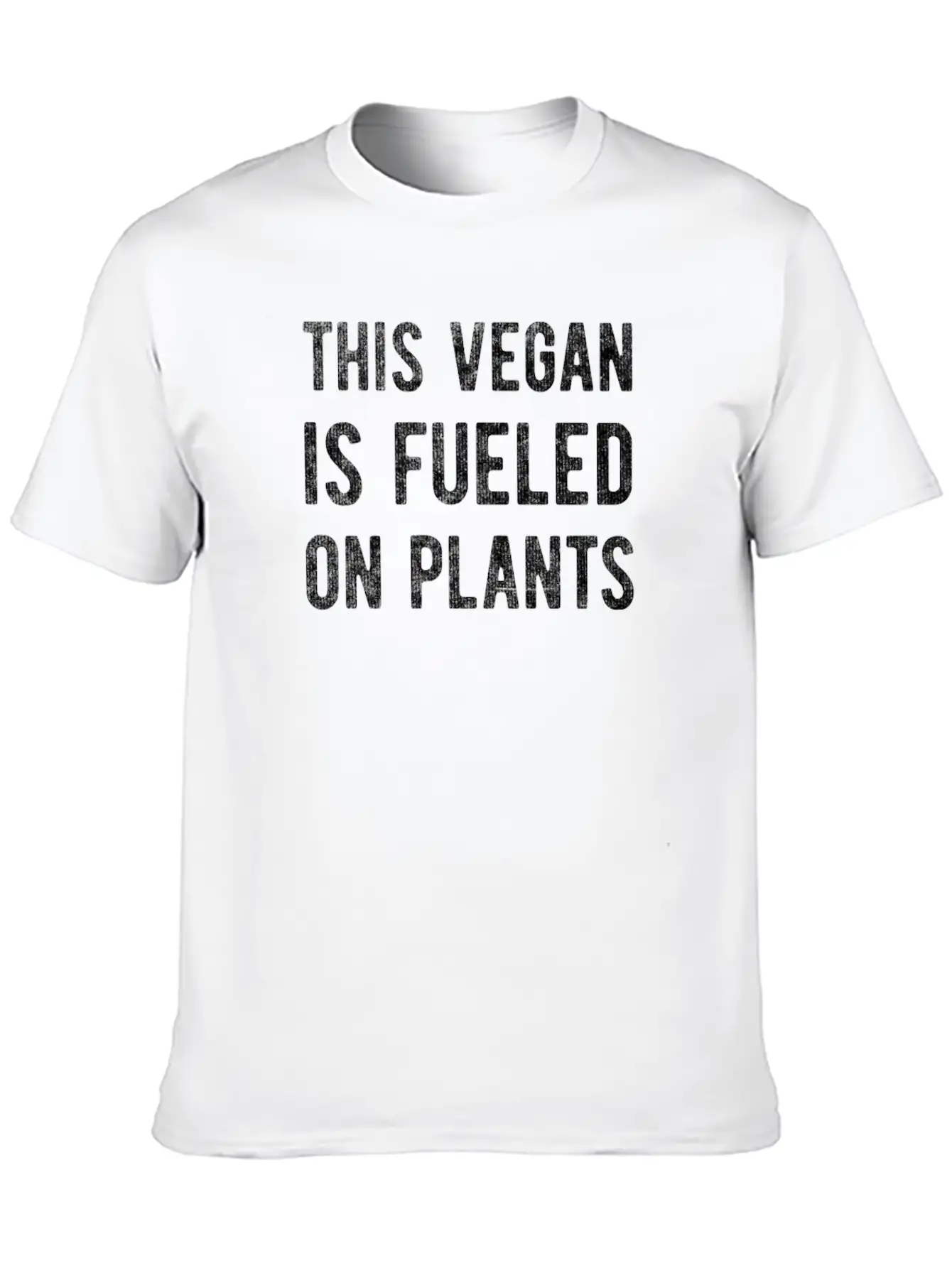 This Vegan Is Fueld On Plants Vegetarian Lightweight Cotton T-Shirt – Daily Comfort Graphic Shirt