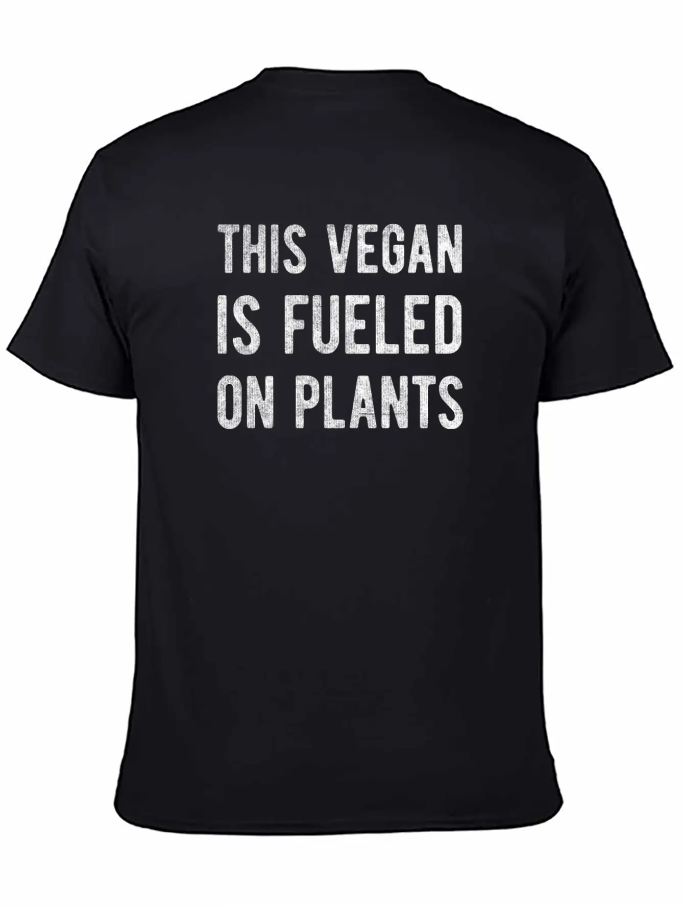 This Vegan Is Fueld On Plants Vegetarian Lightweight Cotton T-Shirt – Daily Comfort Graphic Shirt