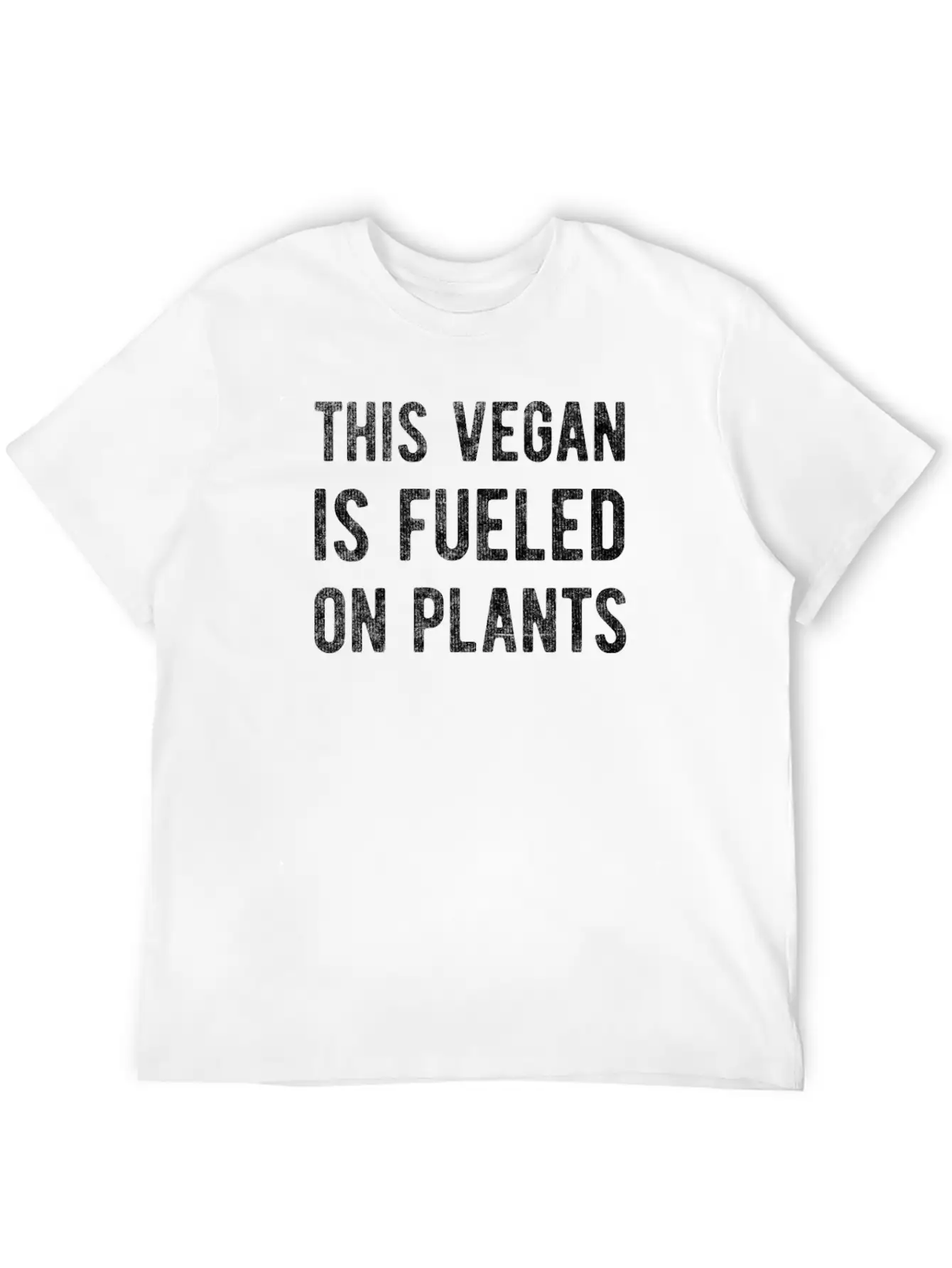 This Vegan Is Fueld On Plants Vegetarian Lightweight Cotton T-Shirt – Daily Comfort Graphic Shirt