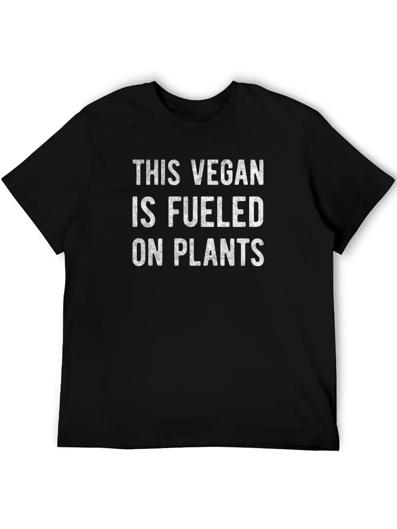 This Vegan Is Fueld On Plants Vegetarian Lightweight Cotton T-Shirt – Daily Comfort Graphic Shirt