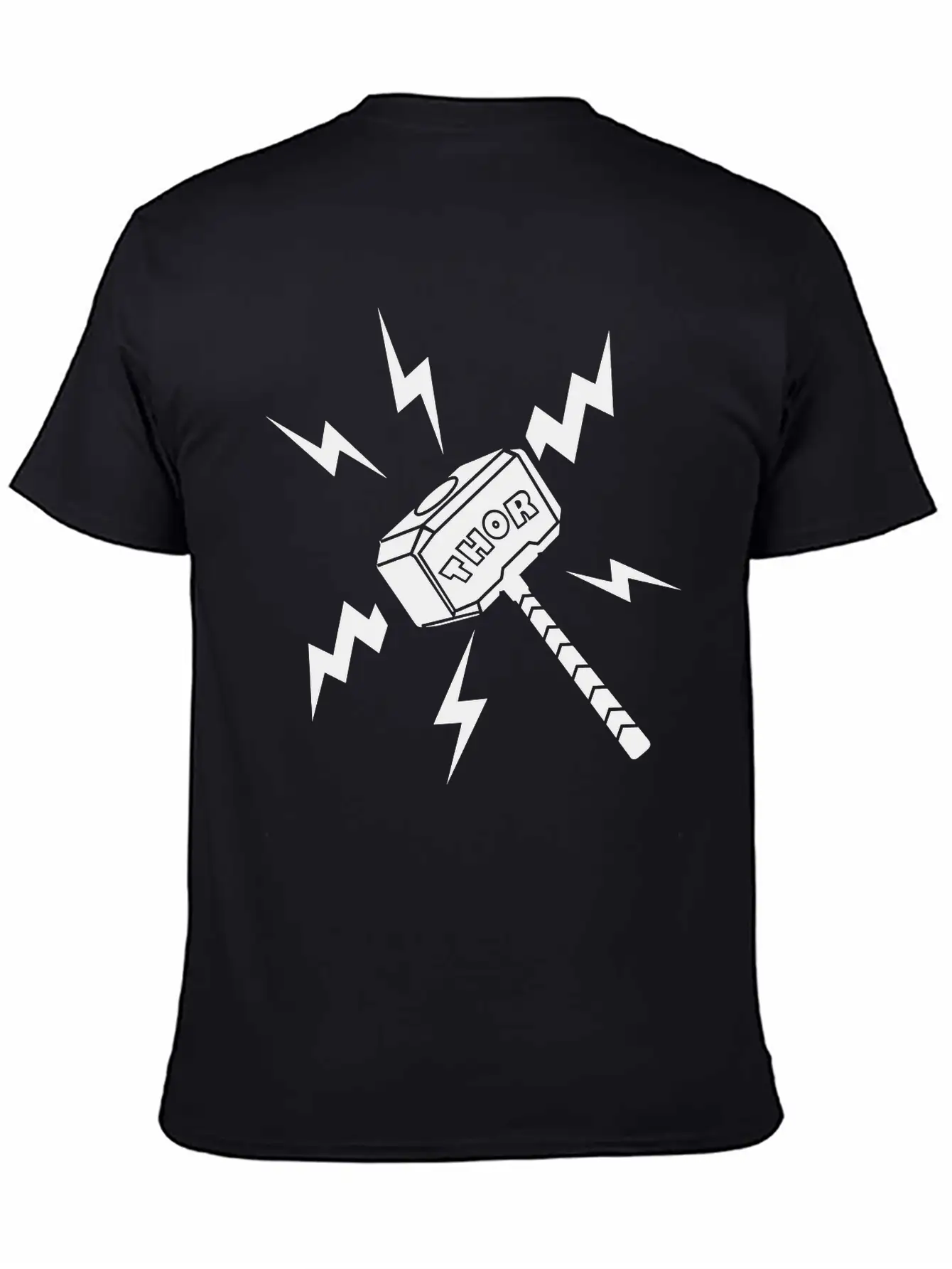 Thor Hammer With The Text 'THOR' Unisex Casual T-Shirt – Clean Design For Daily Comfort