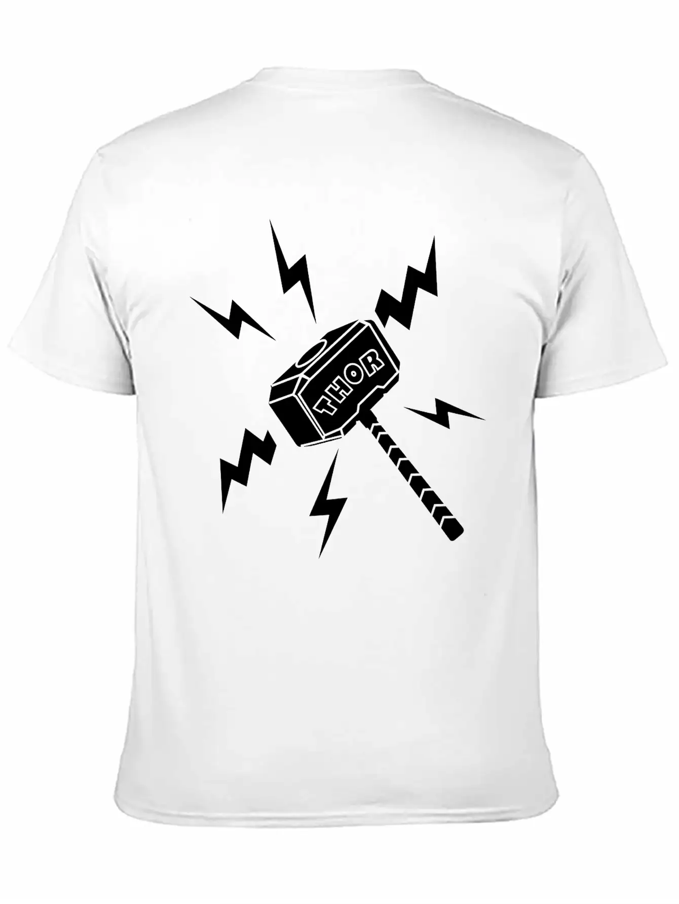 Thor Hammer With The Text 'THOR' Unisex Casual T-Shirt – Clean Design For Daily Comfort