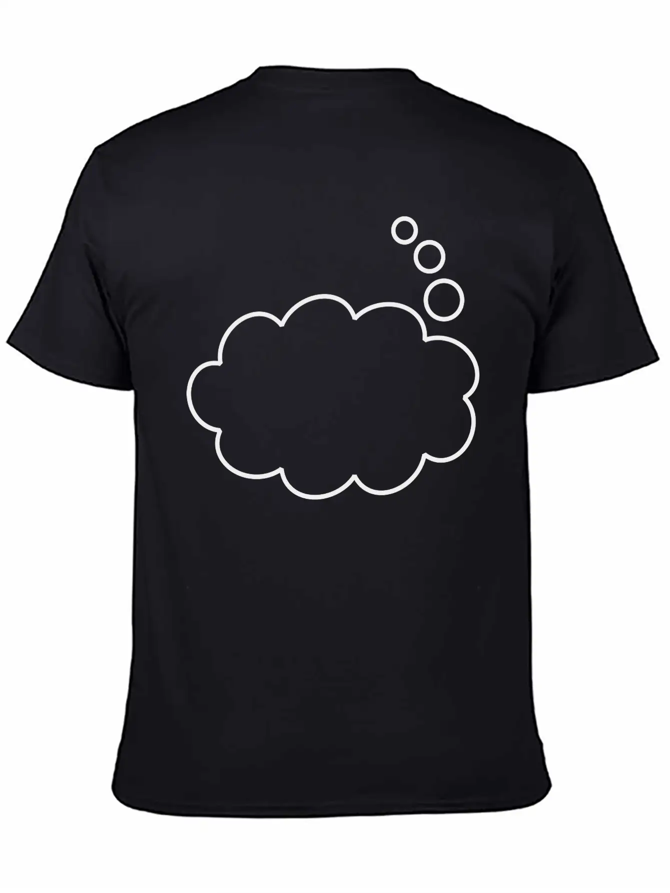 Thought Balloon (outline) Soft Cotton Short Sleeve Tee – Unisex Wardrobe Staple