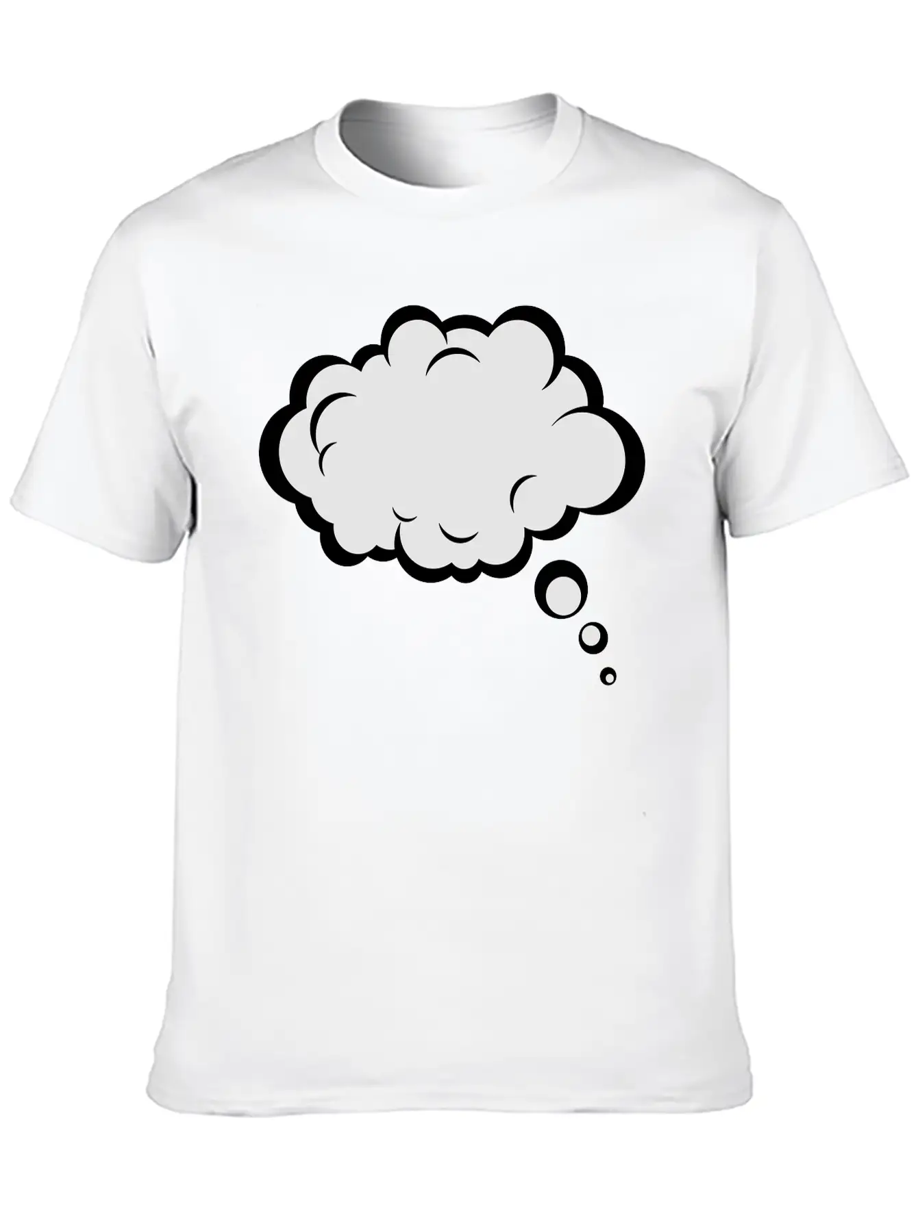 Thought Bubble Essential Cotton Tee For Daily Outfits – Unisex Style