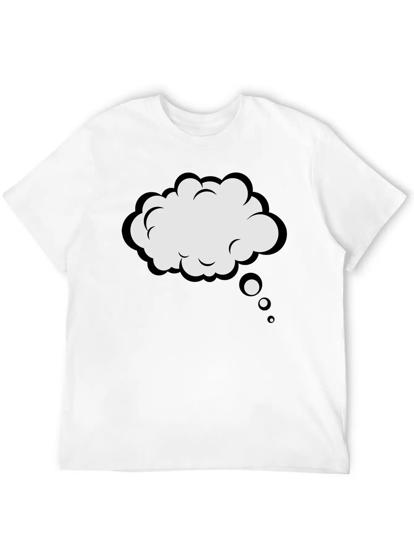 Thought Bubble Essential Cotton Tee For Daily Outfits – Unisex Style
