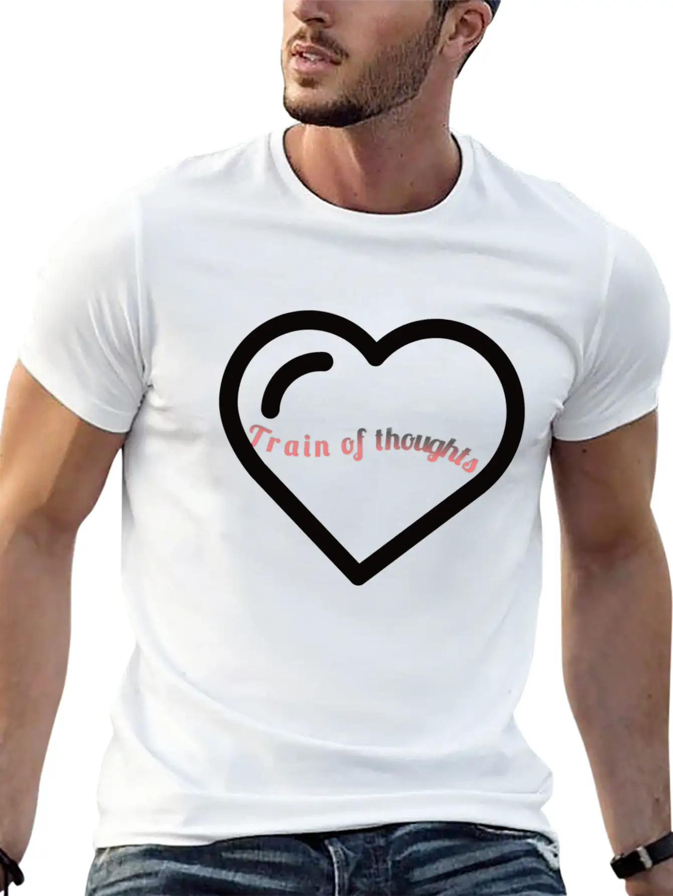 Thoughts Stylish Everyday T-Shirt – Unisex Basic Cotton Tee