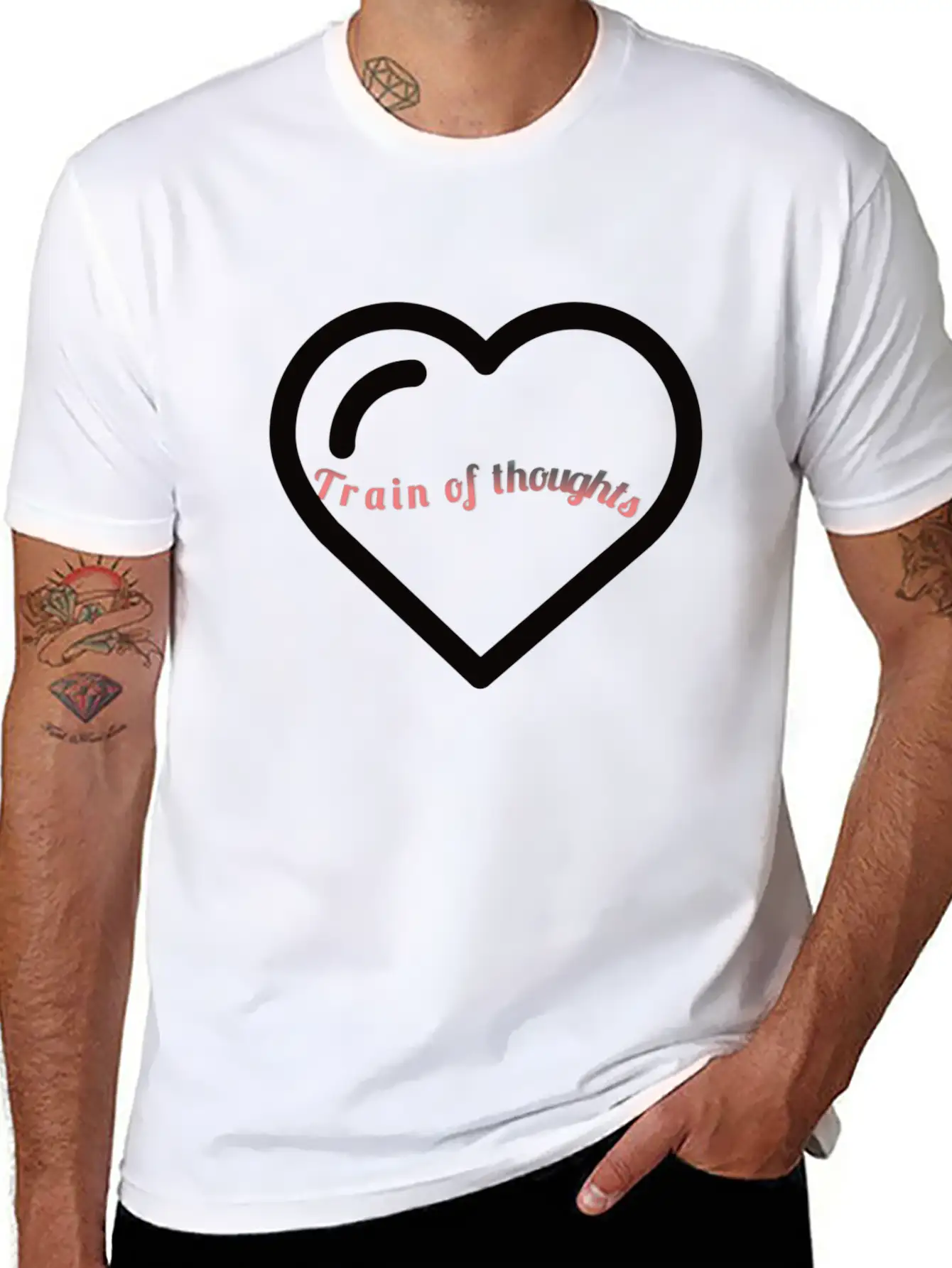 Thoughts Stylish Everyday T-Shirt – Unisex Basic Cotton Tee