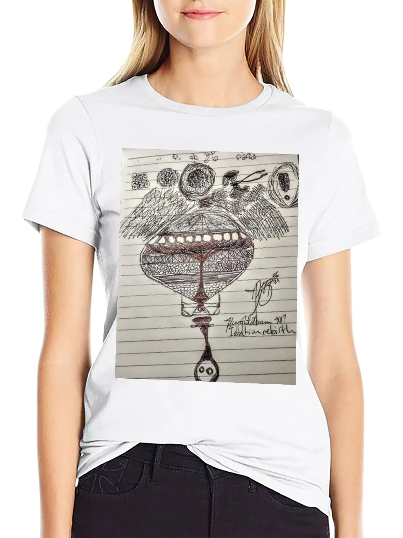 Thoughtstream 12 Lightweight Cotton T-Shirt – Daily Comfort Graphic Shirt