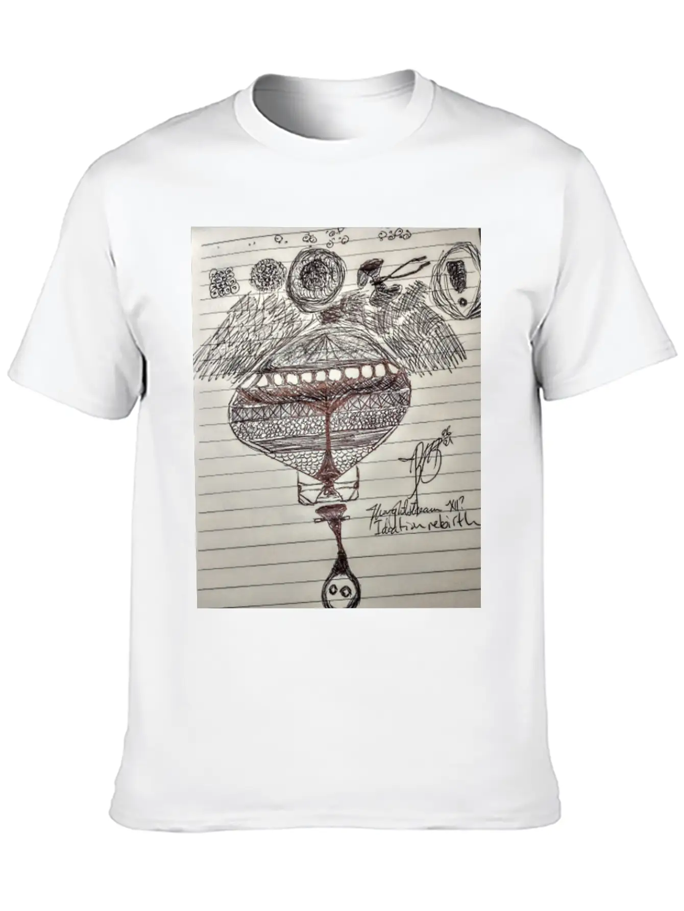 Thoughtstream 12 Lightweight Cotton T-Shirt – Daily Comfort Graphic Shirt