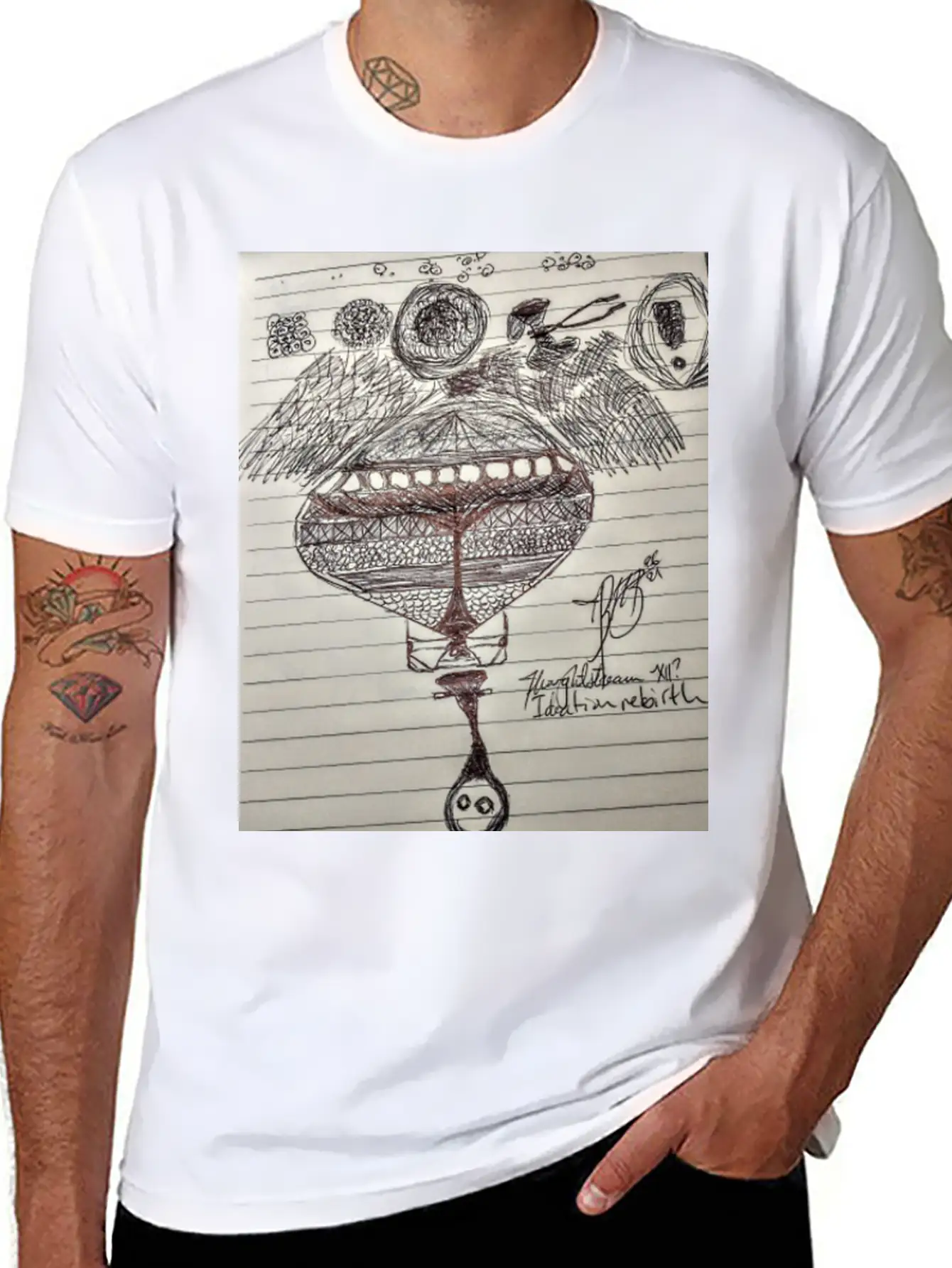 Thoughtstream 12 Lightweight Cotton T-Shirt – Daily Comfort Graphic Shirt