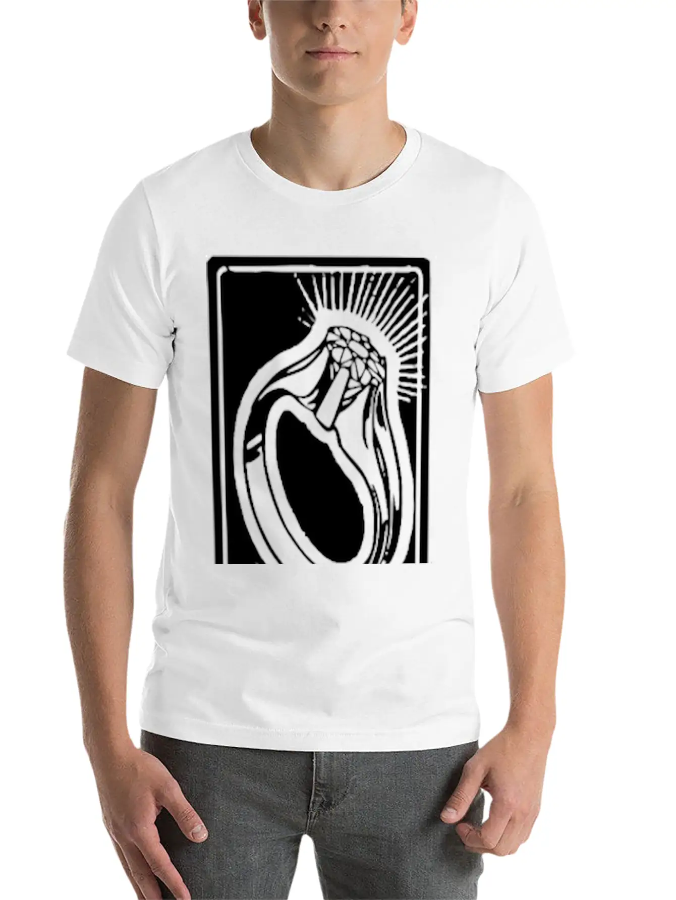 Three Rings Essential Cotton Tee For Daily Outfits – Unisex Style