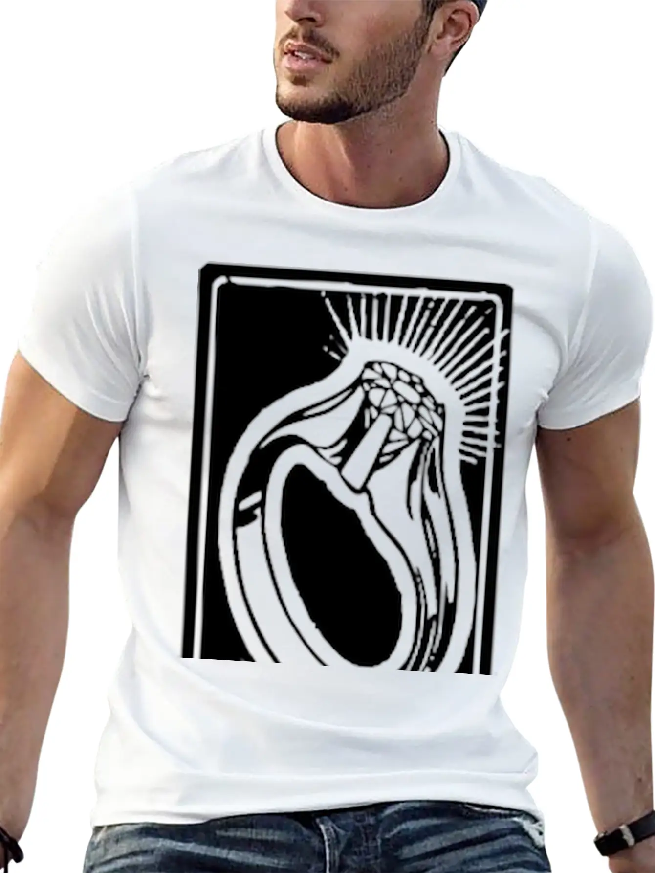 Three Rings Essential Cotton Tee For Daily Outfits – Unisex Style