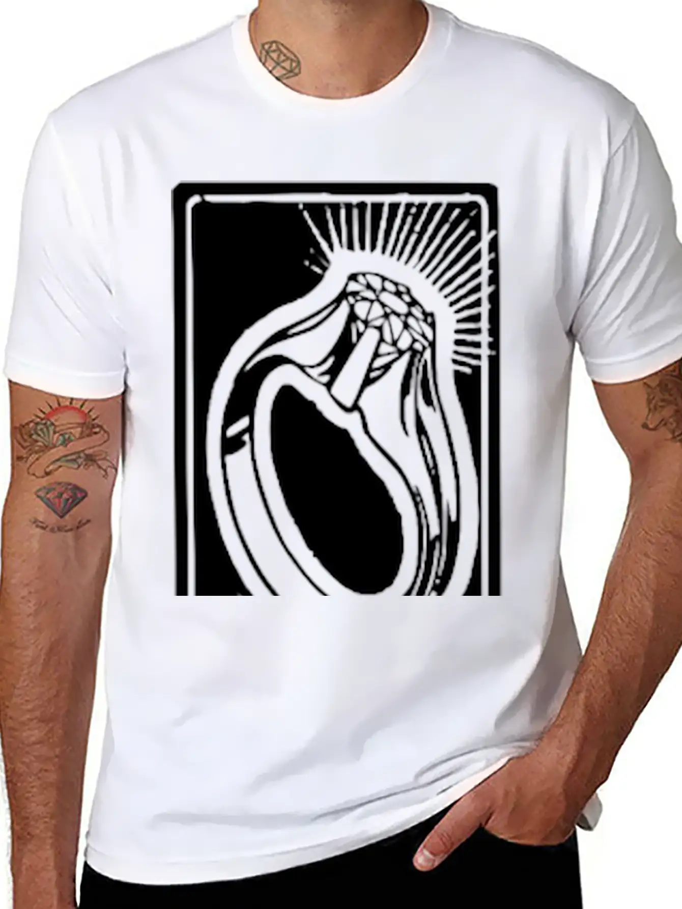 Three Rings Essential Cotton Tee For Daily Outfits – Unisex Style