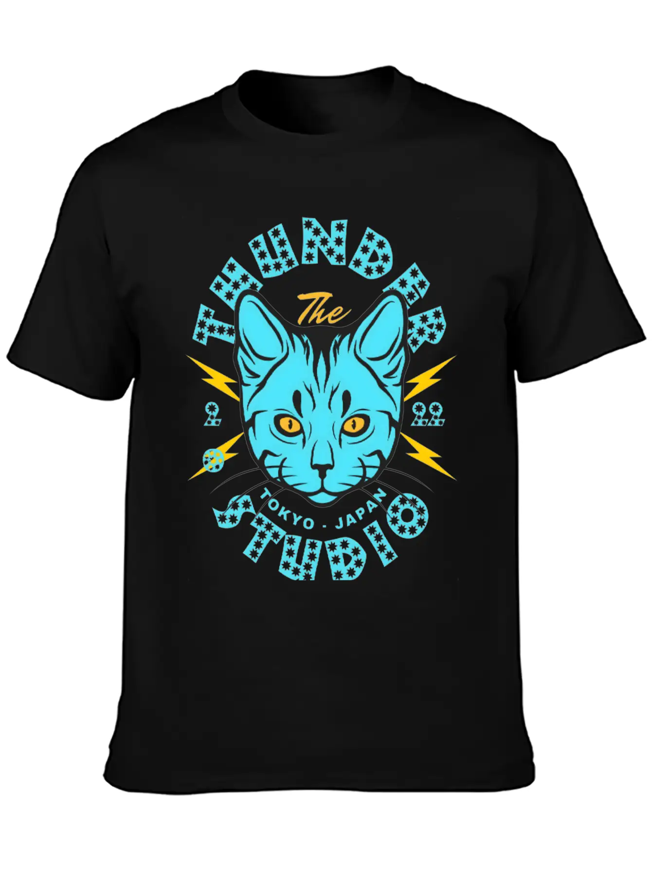 Thunder Studio T-Shirt Design Unisex Casual T-Shirt – Clean Design For Daily Comfort