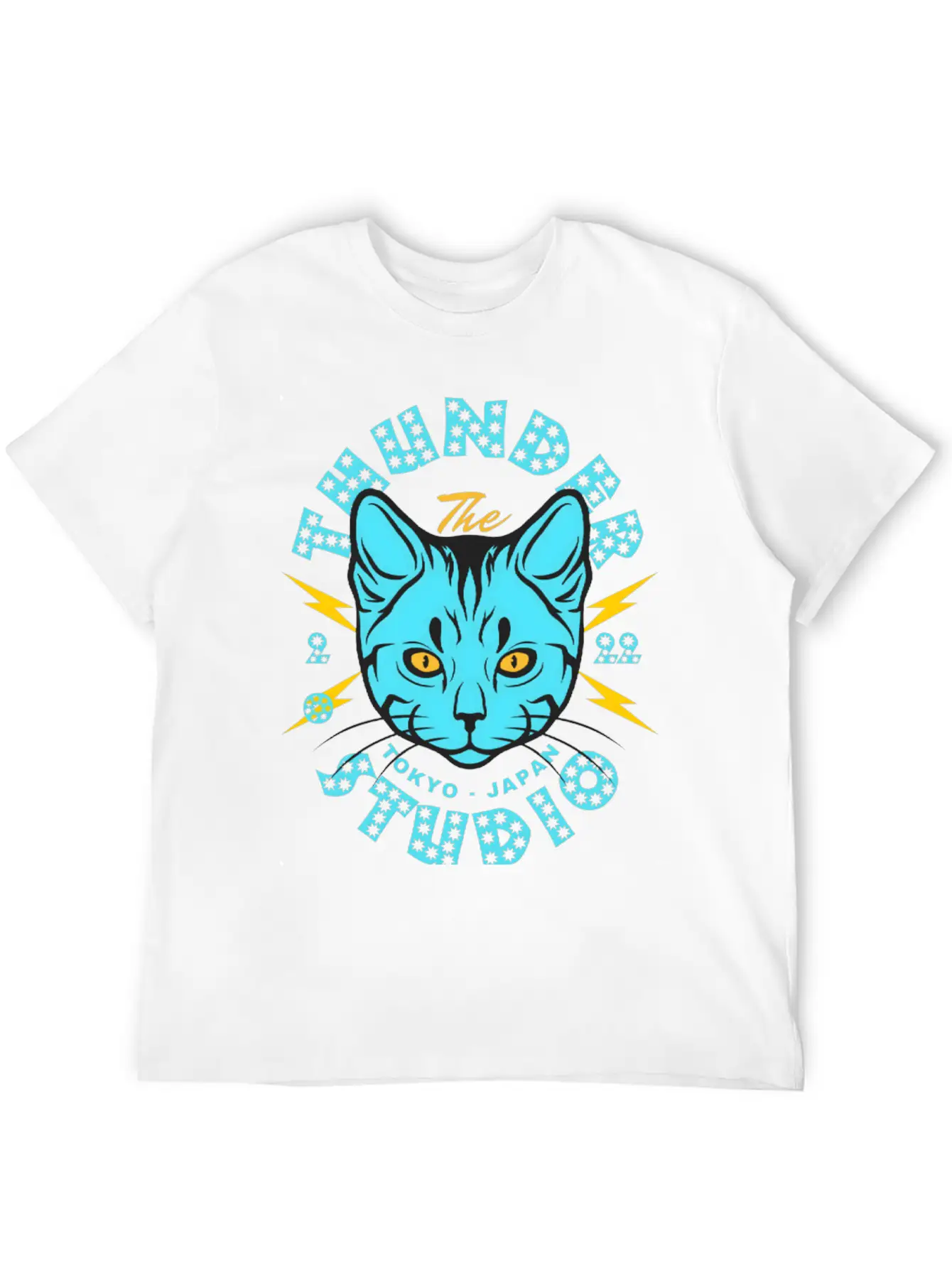 Thunder Studio T-Shirt Design Unisex Casual T-Shirt – Clean Design For Daily Comfort