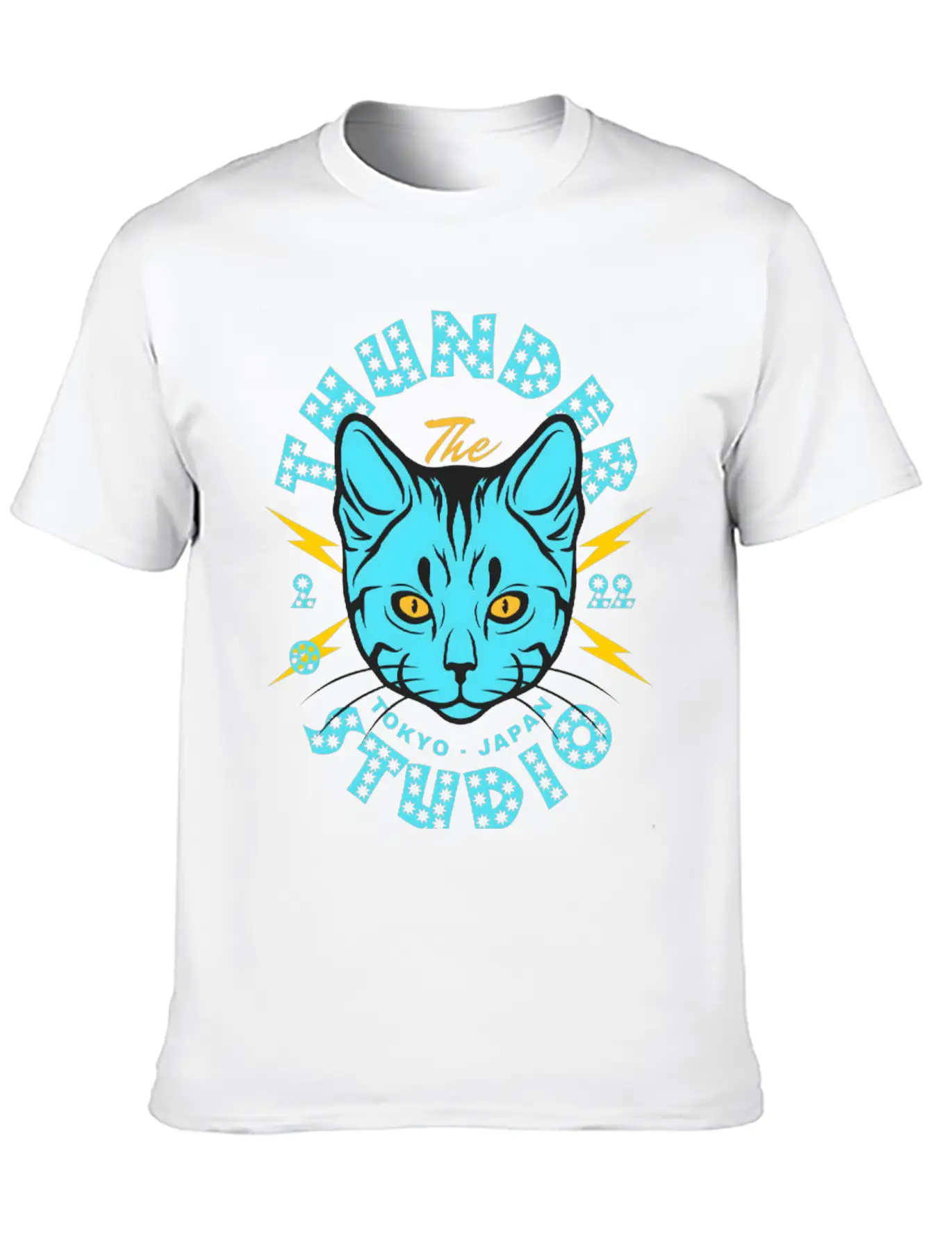 Thunder Studio T-Shirt Design Unisex Casual T-Shirt – Clean Design For Daily Comfort