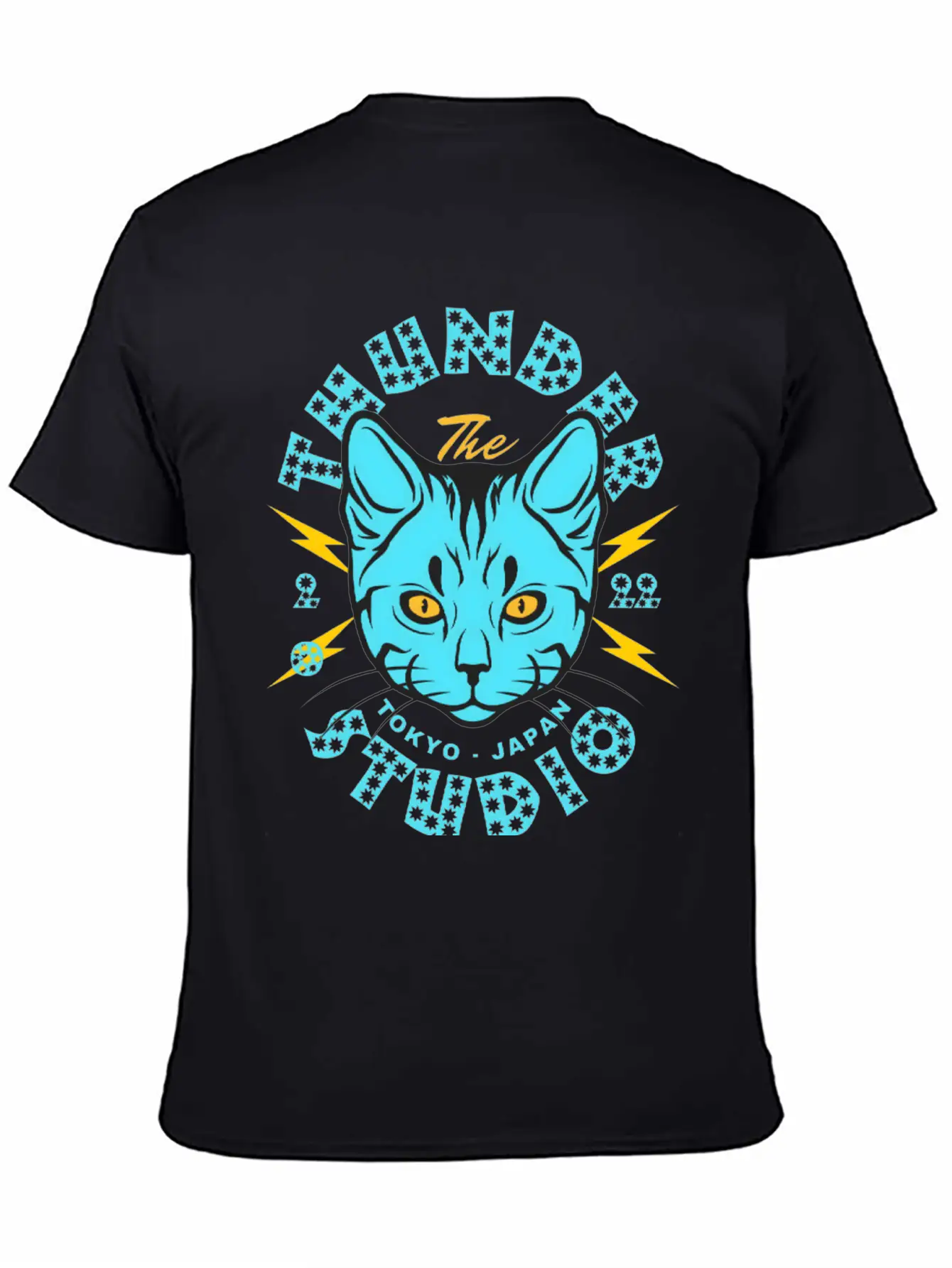 Thunder Studio T-Shirt Design Unisex Casual T-Shirt – Clean Design For Daily Comfort