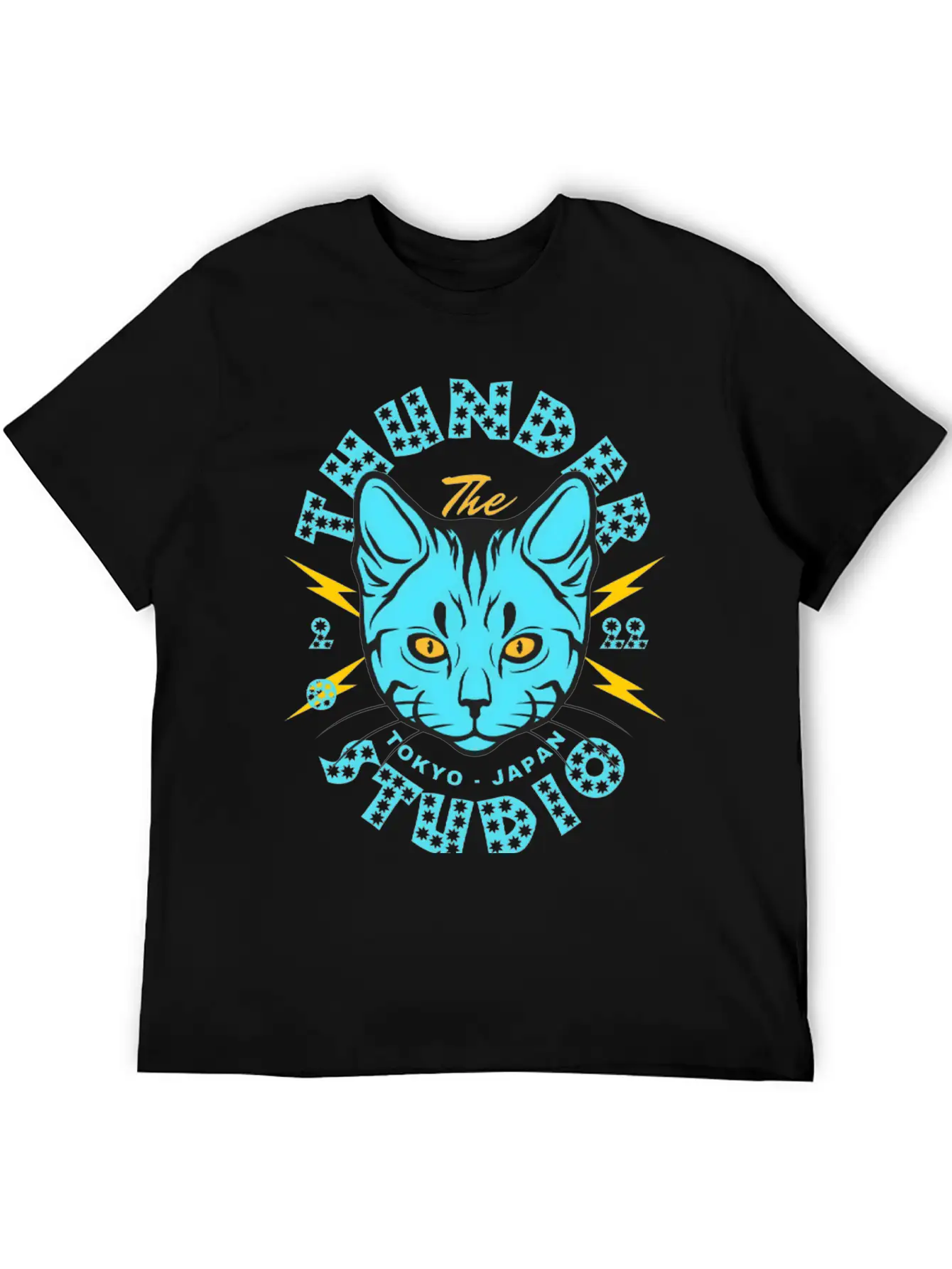 Thunder Studio T-Shirt Design Unisex Casual T-Shirt – Clean Design For Daily Comfort