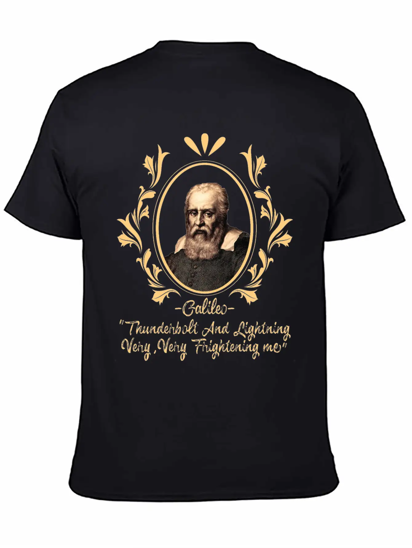 Thunderbolt & Lightning Very Frightening Galileo Relaxed Everyday Tee – Lightweight And Durable Cotton