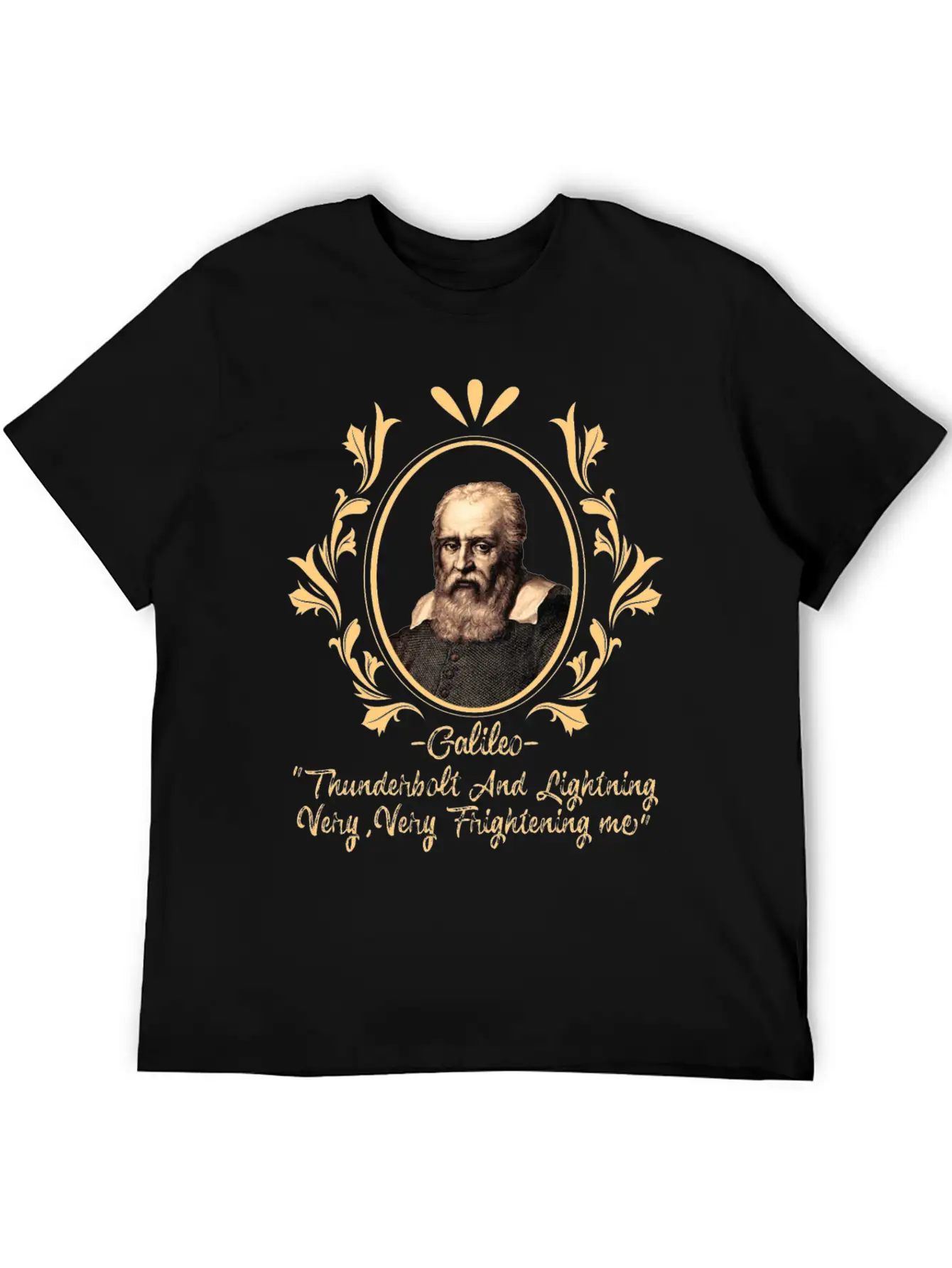 Thunderbolt & Lightning Very Frightening Galileo Relaxed Everyday Tee – Lightweight And Durable Cotton