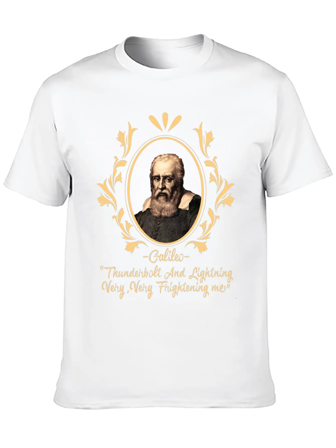 Thunderbolt & Lightning Very Frightening Galileo Relaxed Everyday Tee – Lightweight And Durable Cotton