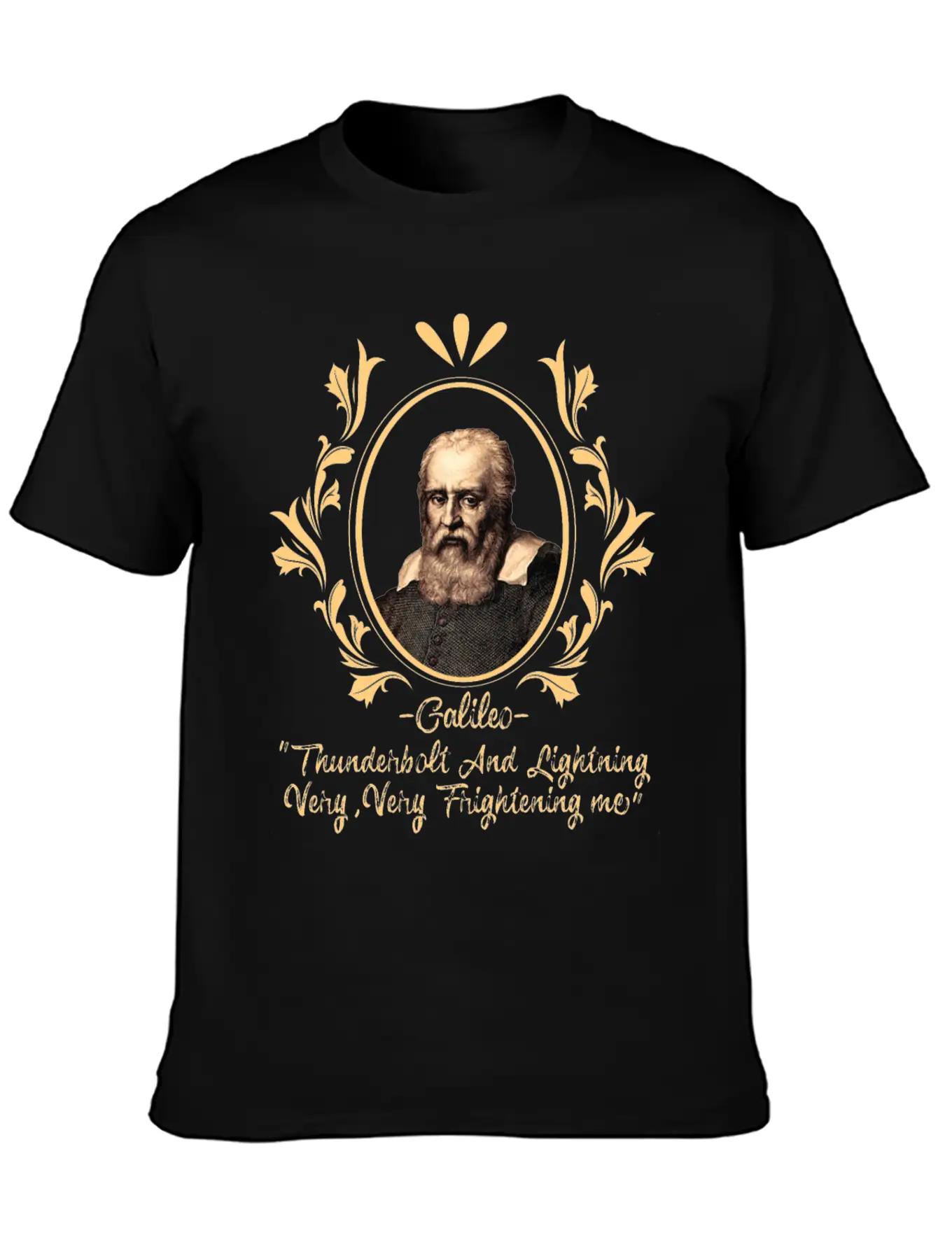 Thunderbolt & Lightning Very Frightening Galileo Relaxed Everyday Tee – Lightweight And Durable Cotton