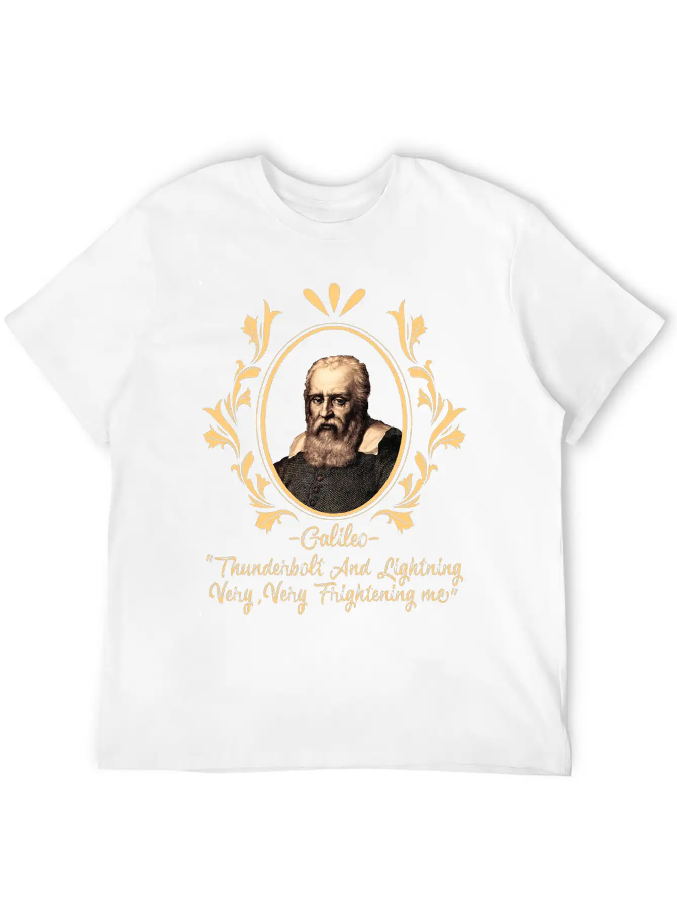 Thunderbolt & Lightning Very Frightening Galileo Relaxed Everyday Tee – Lightweight And Durable Cotton