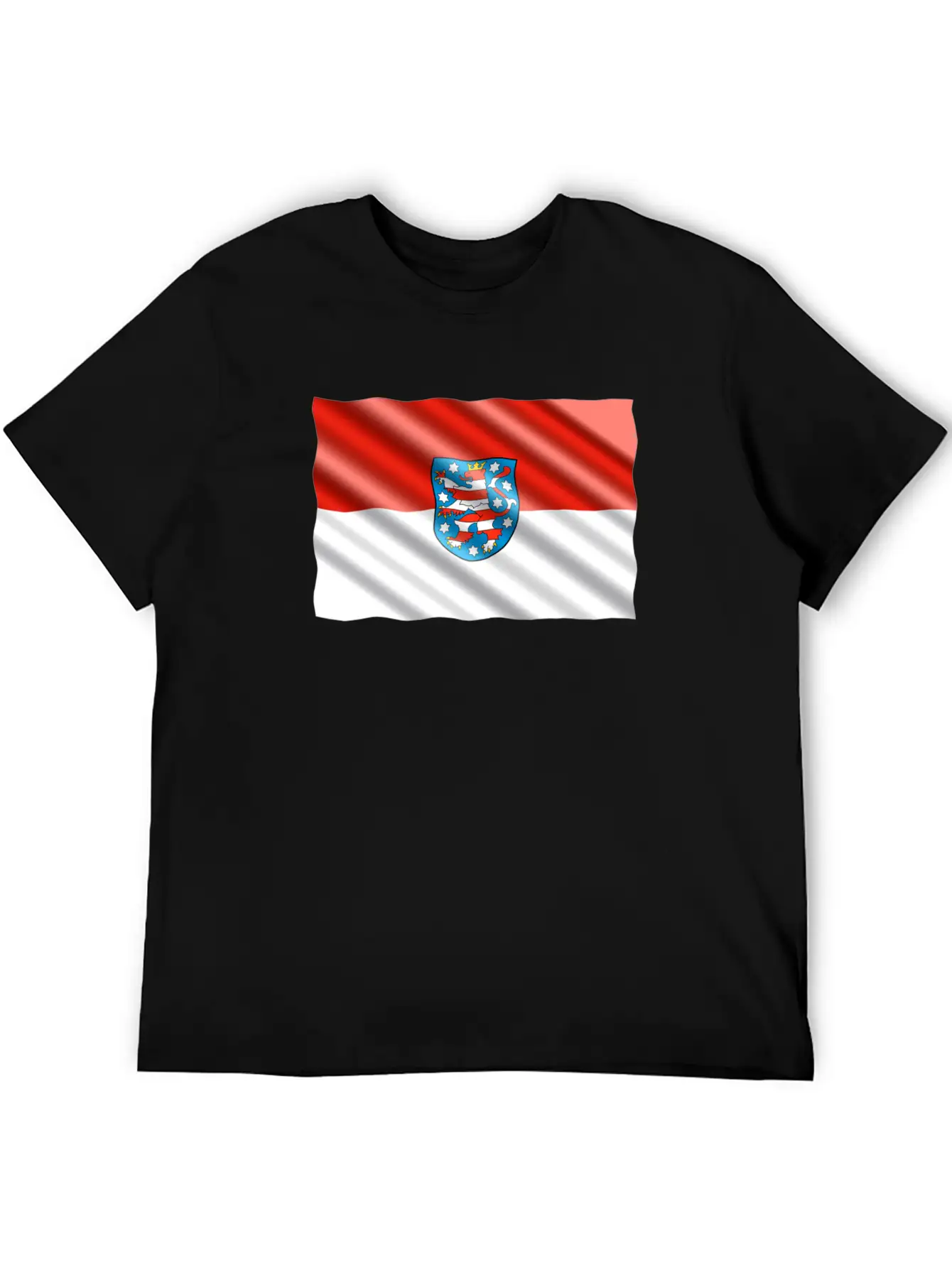 Thuringia Flag Unisex Casual T-Shirt – Clean Design For Daily Comfort