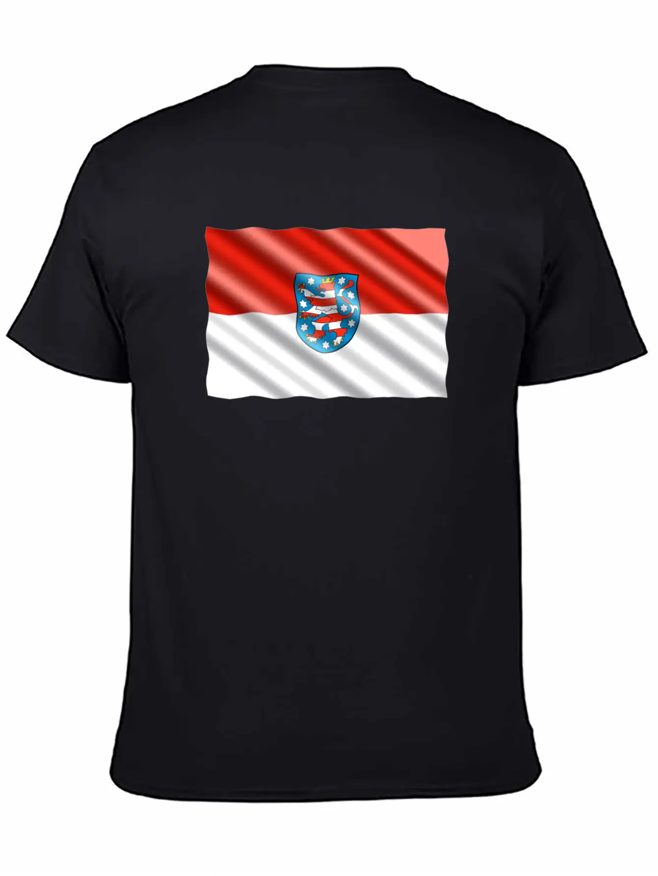 Thuringia Flag Unisex Casual T-Shirt – Clean Design For Daily Comfort