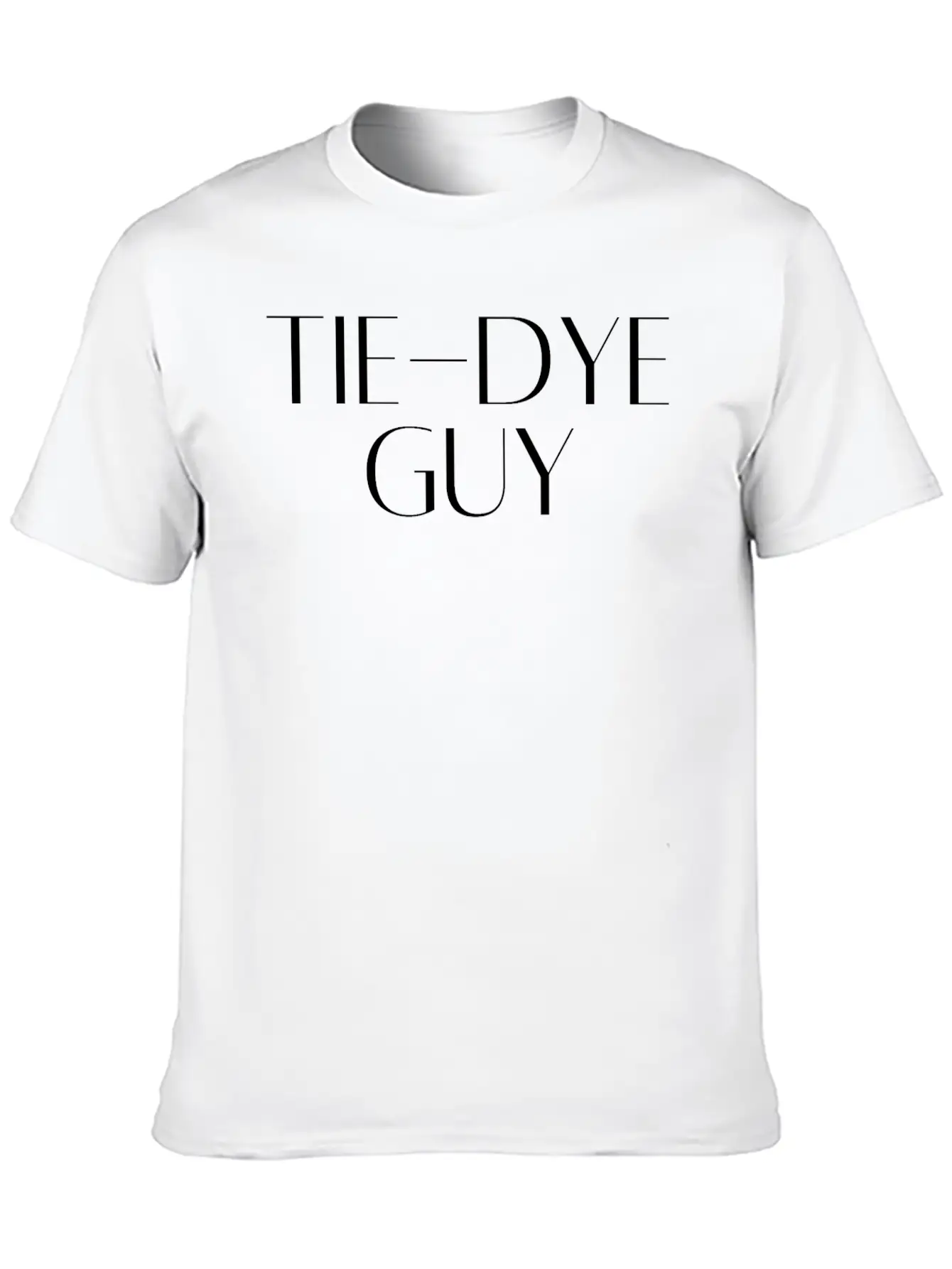 Tie Dye Guy Basic Graphic T-Shirt – Daily Comfort In Soft Cotton