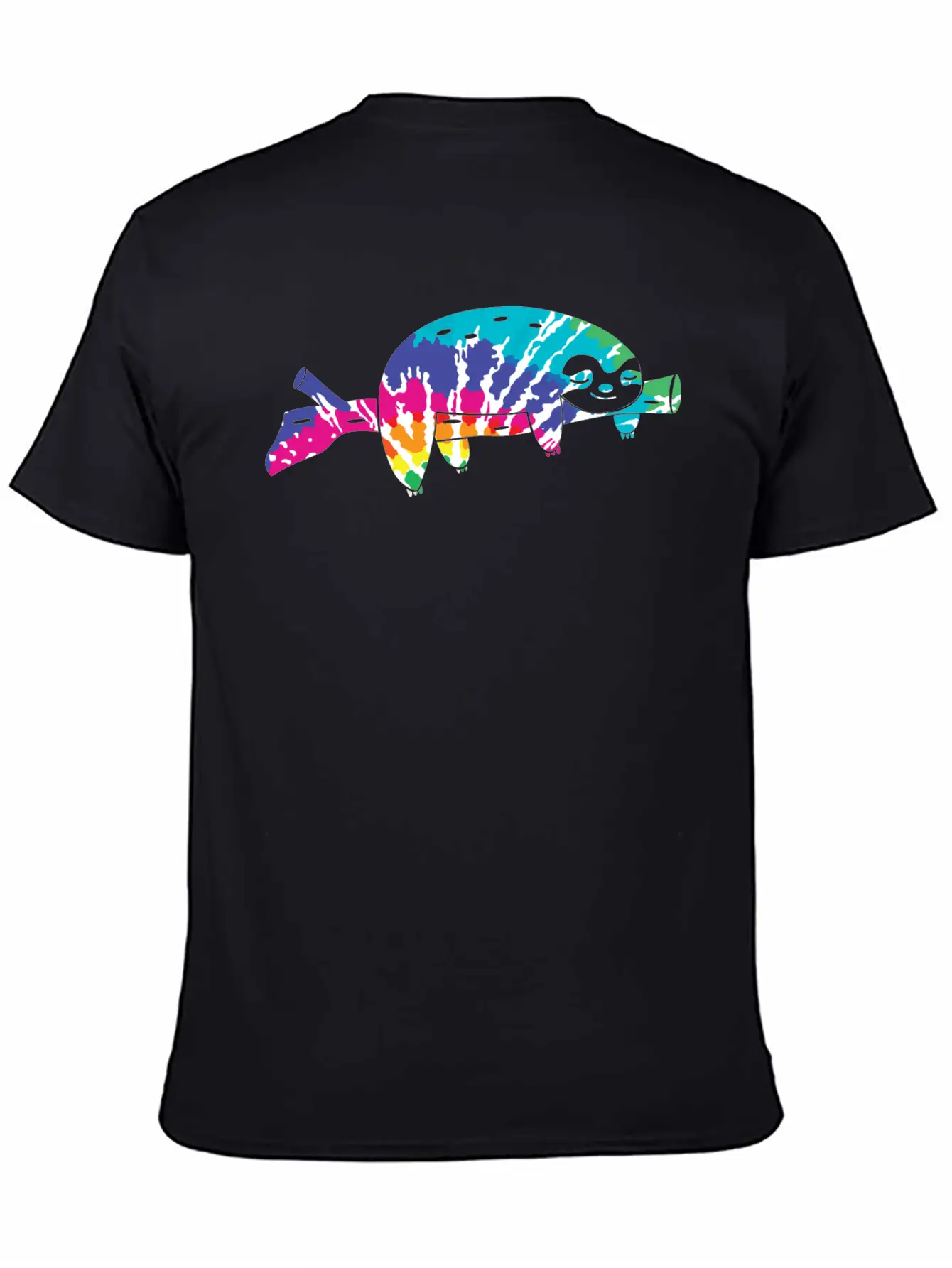 Tie Dye Sloth Stylish Everyday T-Shirt – Unisex Basic Cotton Tee