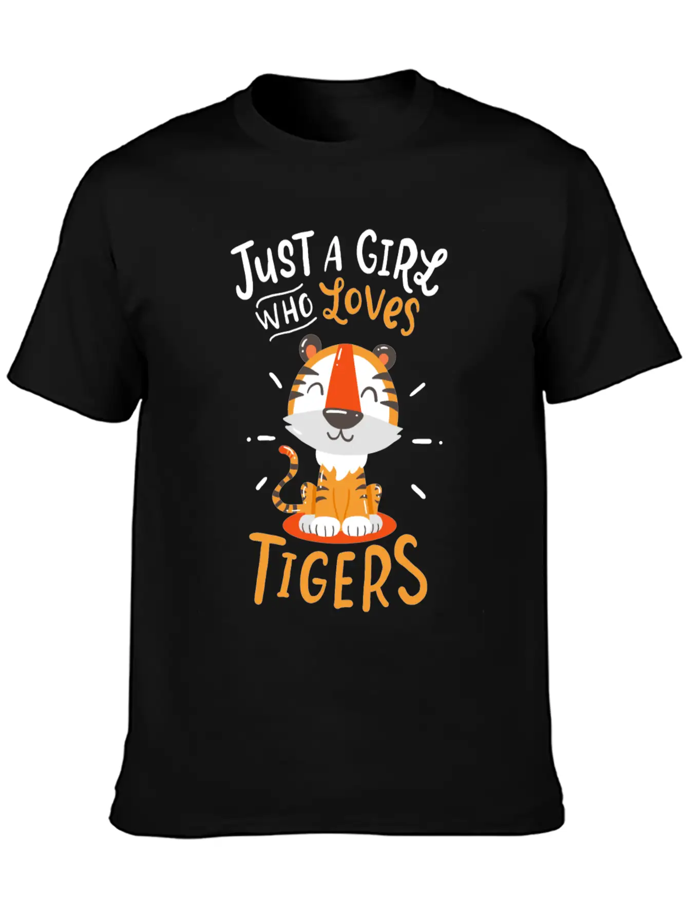 Tiger Classic Fit Graphic Tee For Daily Comfort – Unisex Cotton Shirt