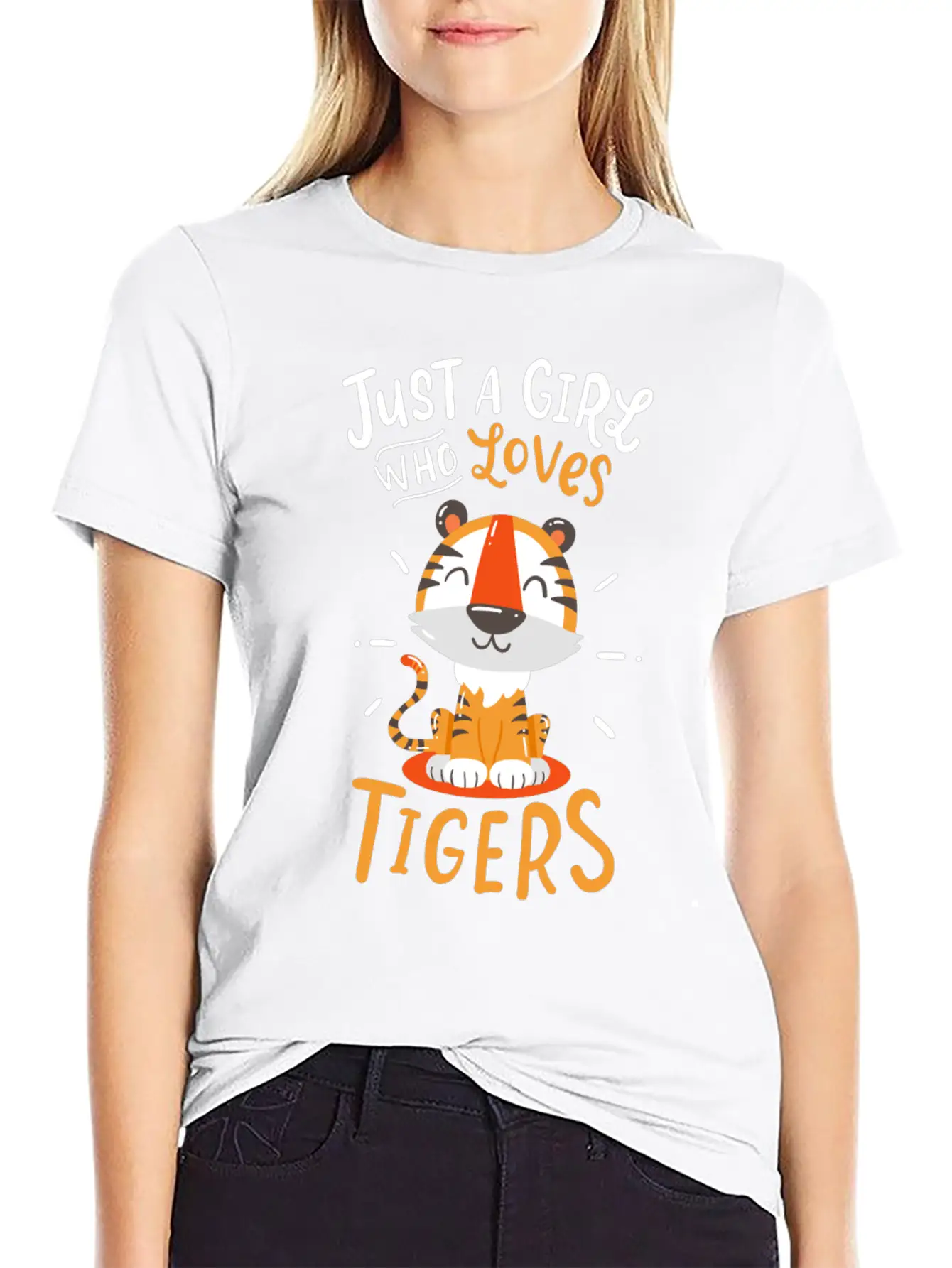 Tiger Classic Fit Graphic Tee For Daily Comfort – Unisex Cotton Shirt