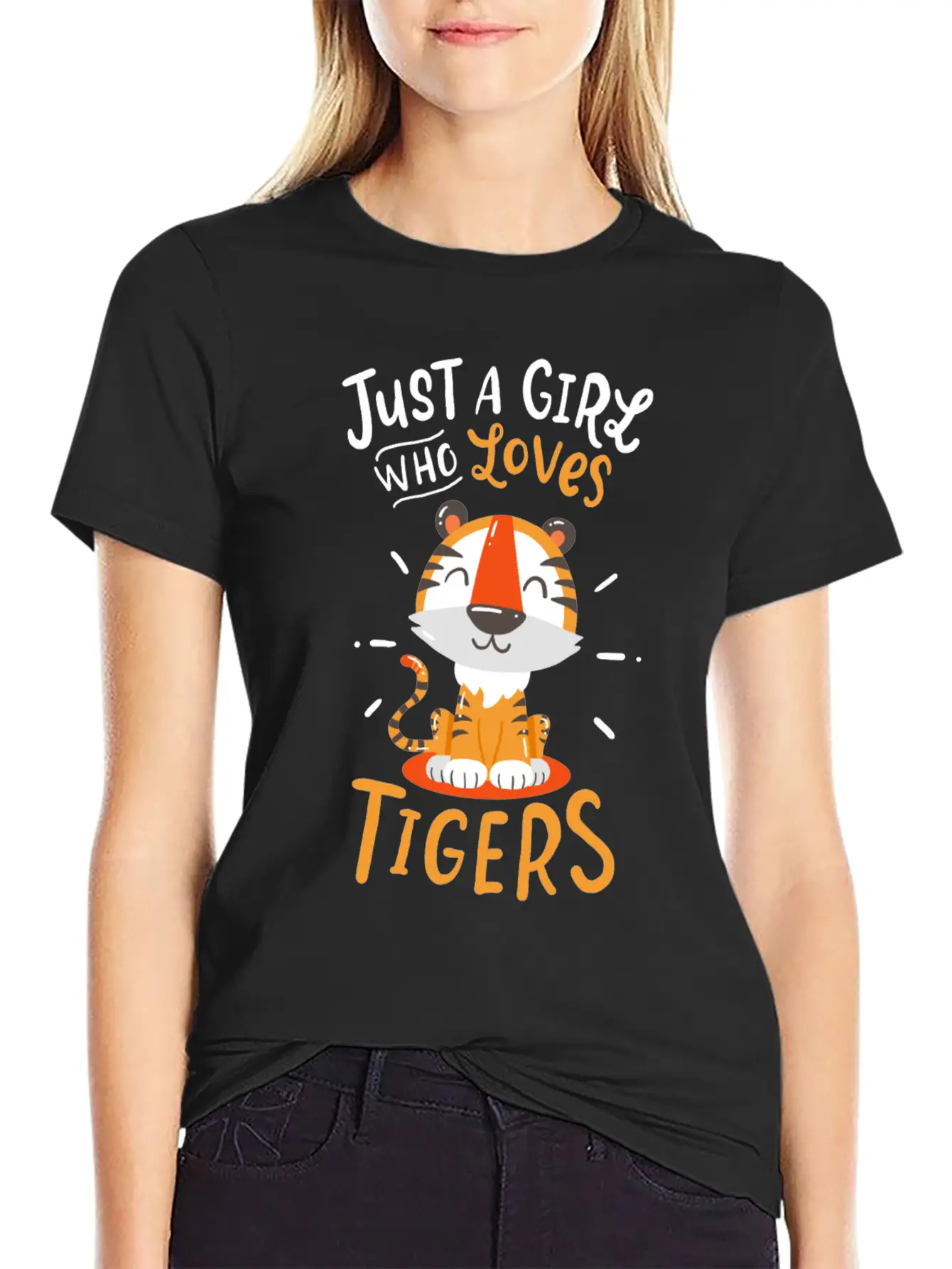 Tiger Classic Fit Graphic Tee For Daily Comfort – Unisex Cotton Shirt