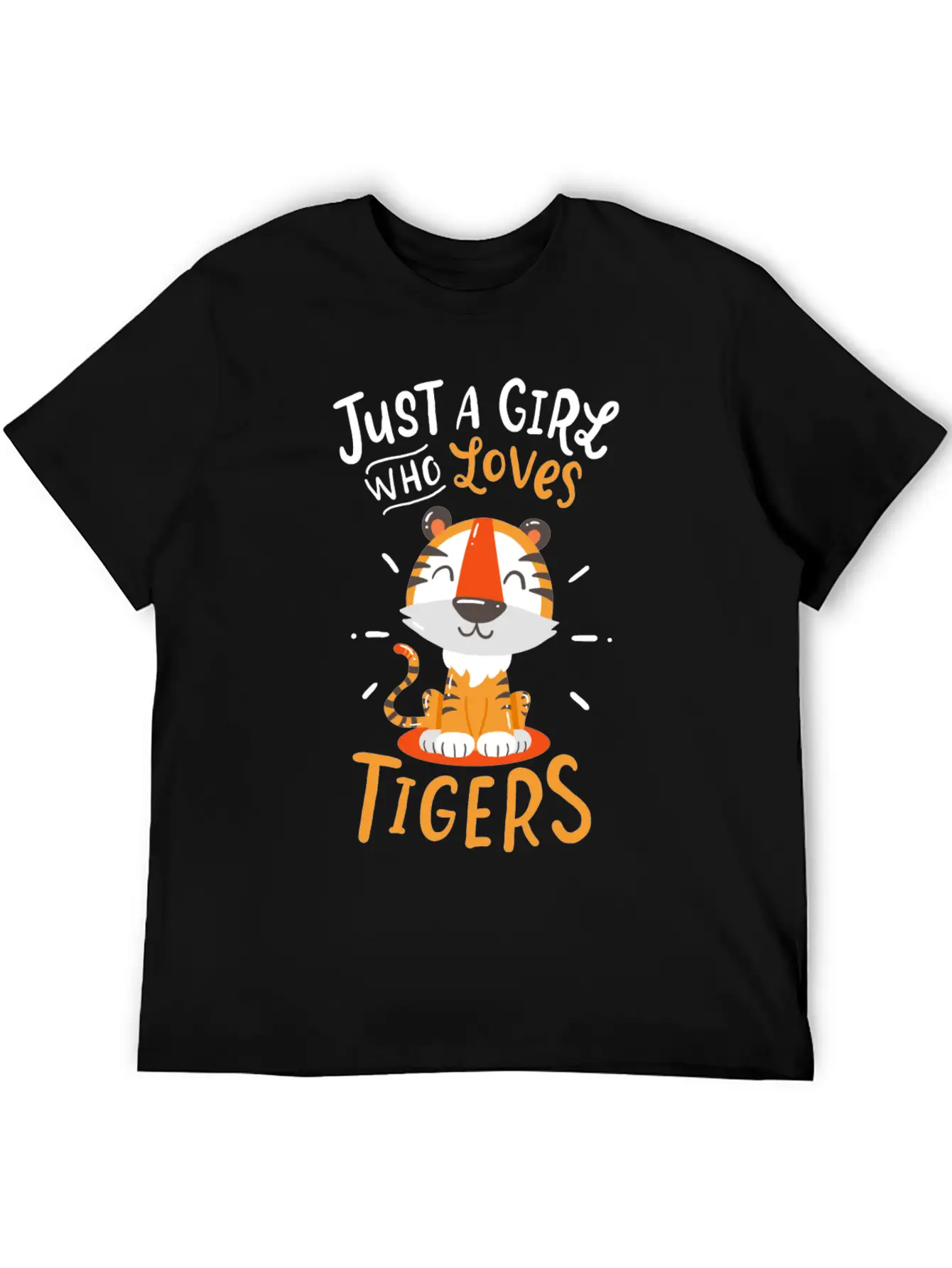 Tiger Classic Fit Graphic Tee For Daily Comfort – Unisex Cotton Shirt