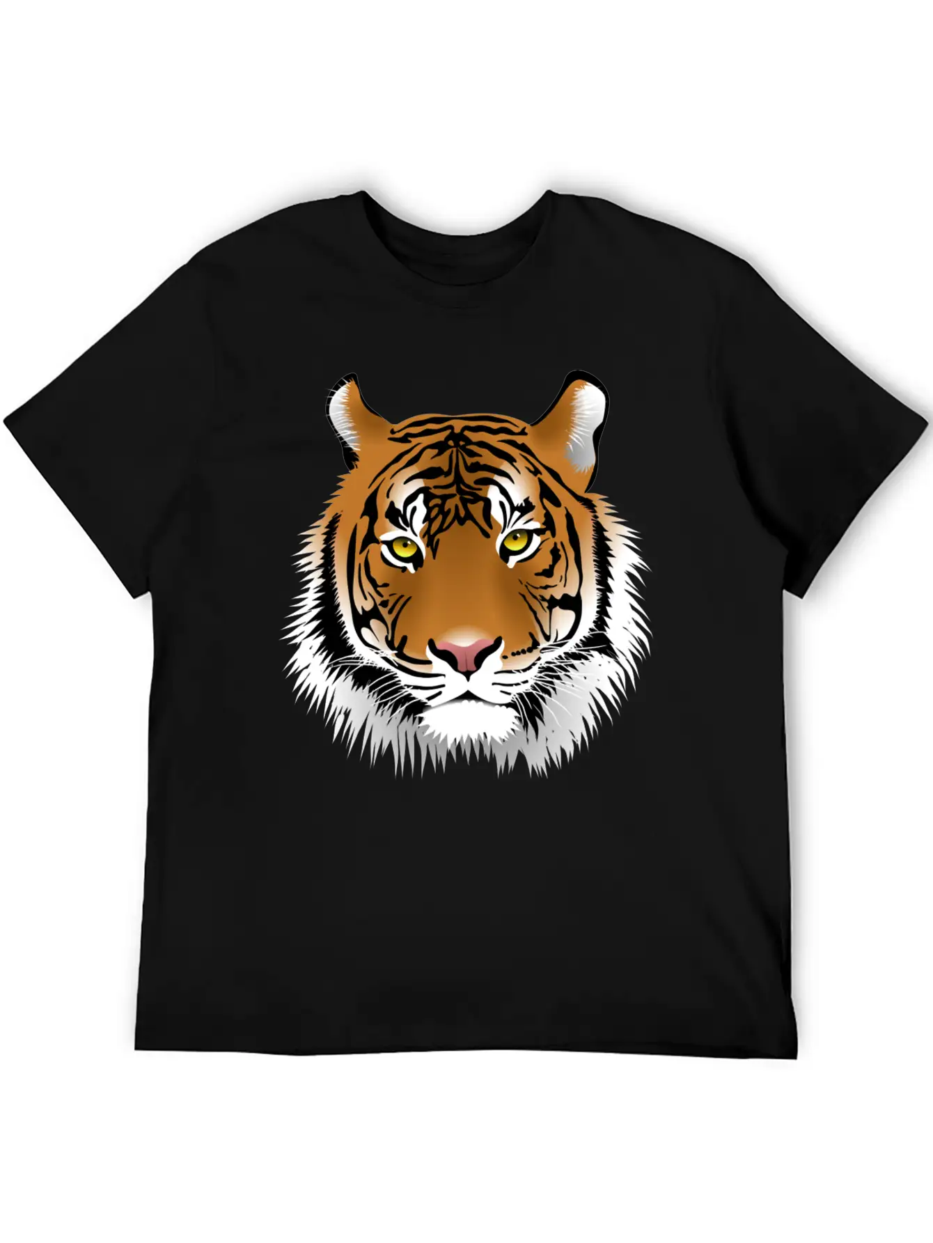 Tiger Design Comfortable Minimalist Graphic Tee – Summer Style Essential