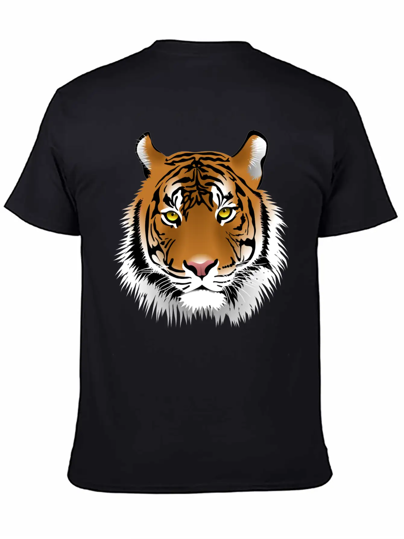 Tiger Design Comfortable Minimalist Graphic Tee – Summer Style Essential