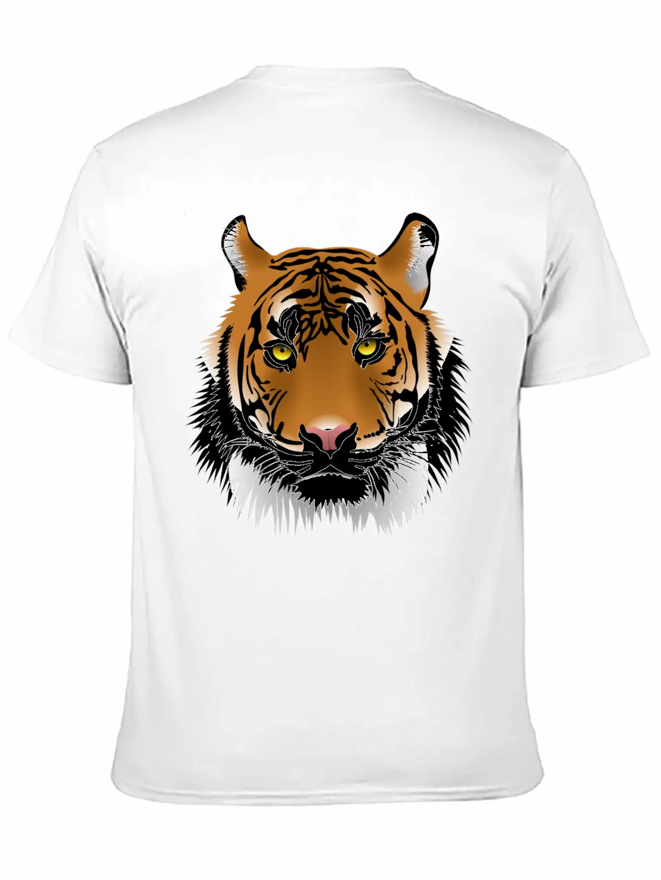 Tiger Design Comfortable Minimalist Graphic Tee – Summer Style Essential