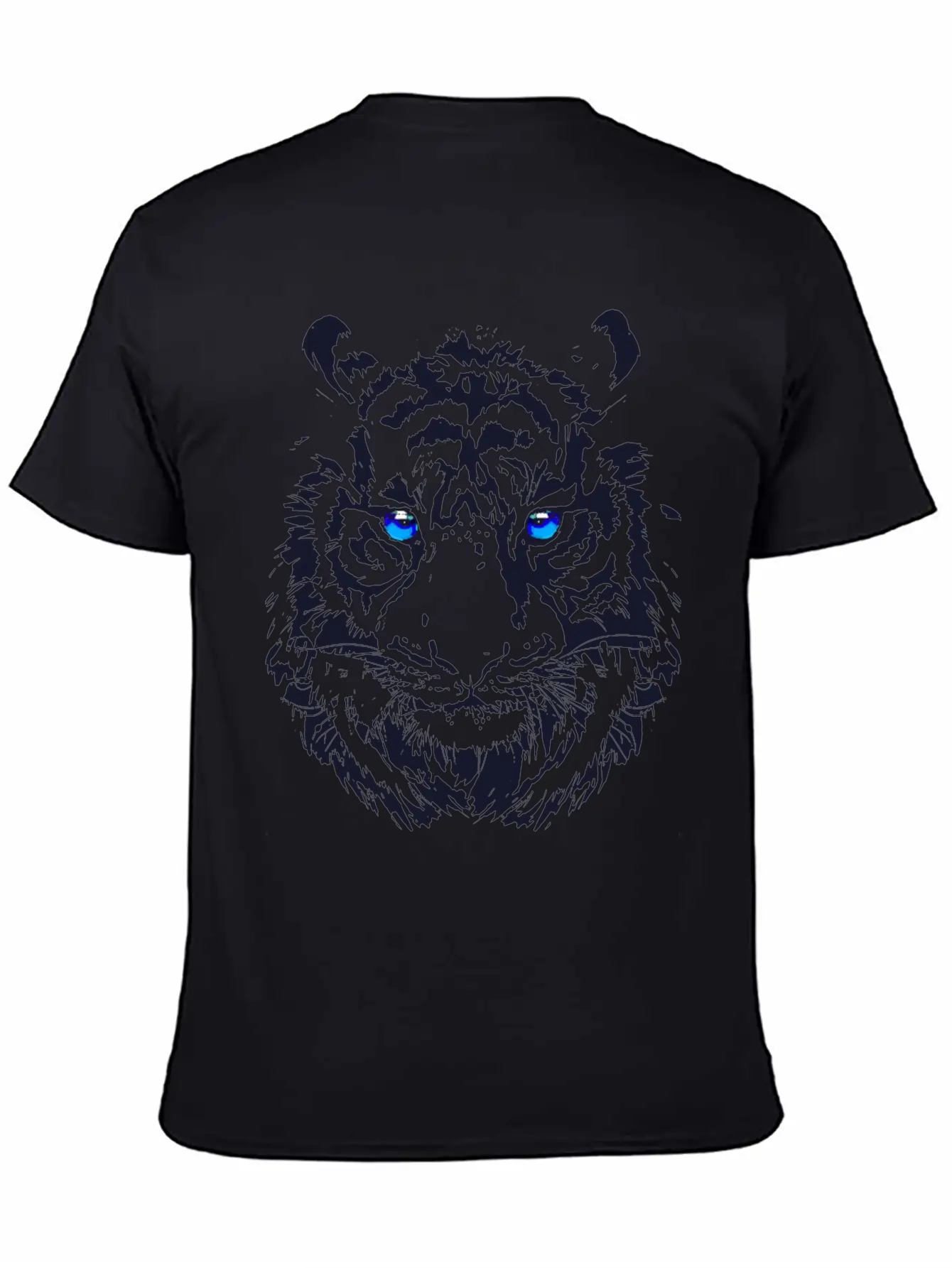 Tiger Head - Tiger Artwork - Wildlife Big Cats Modern Fit Casual T-Shirt – Clean And Versatile Design