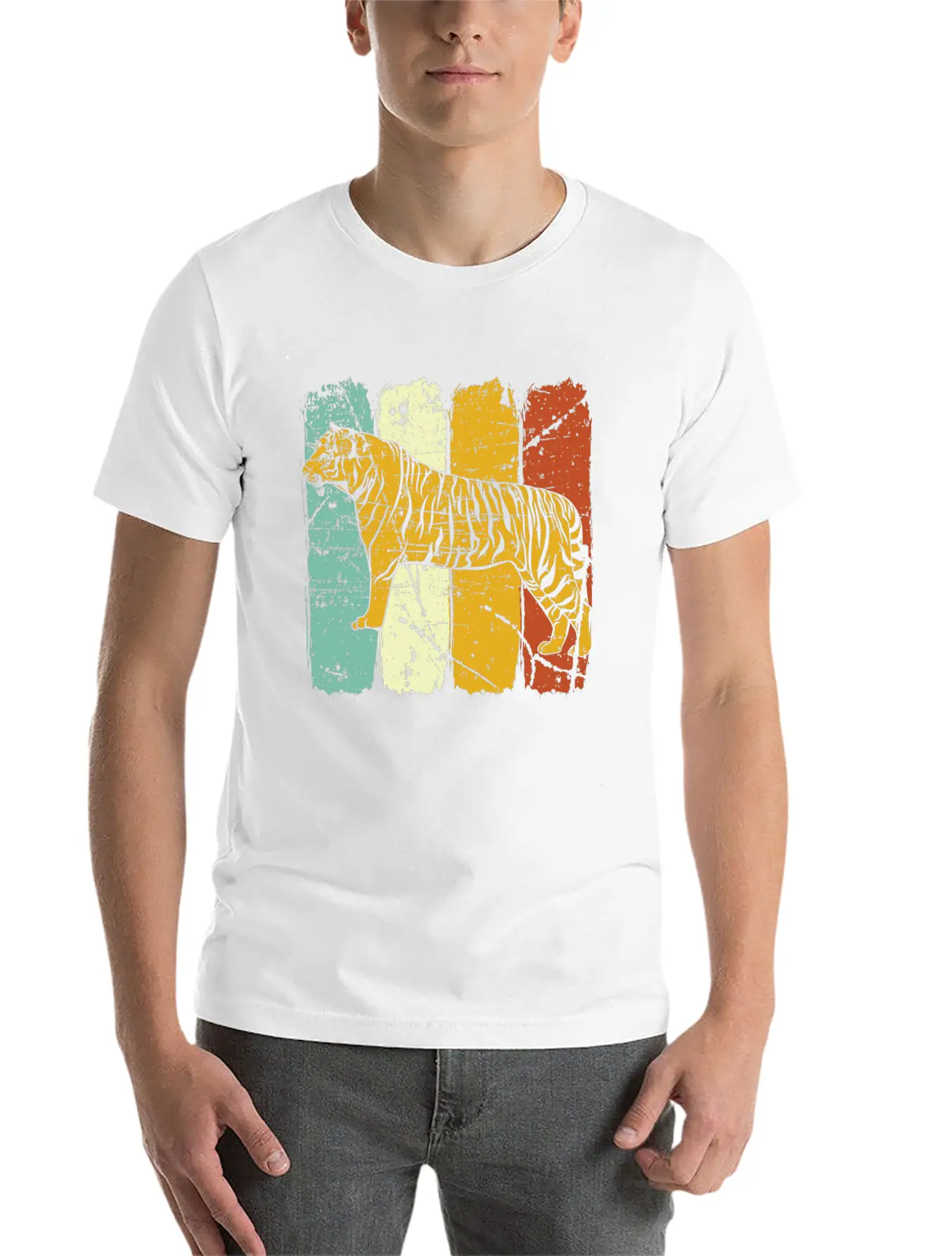 Tiger Lightweight Cotton T-Shirt – Daily Comfort Graphic Shirt