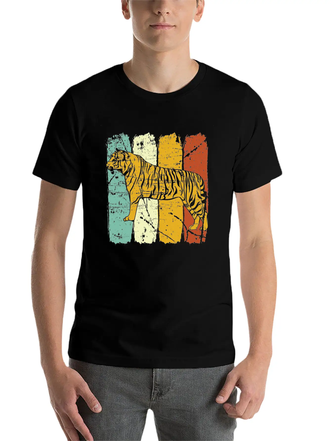 Tiger Lightweight Cotton T-Shirt – Daily Comfort Graphic Shirt