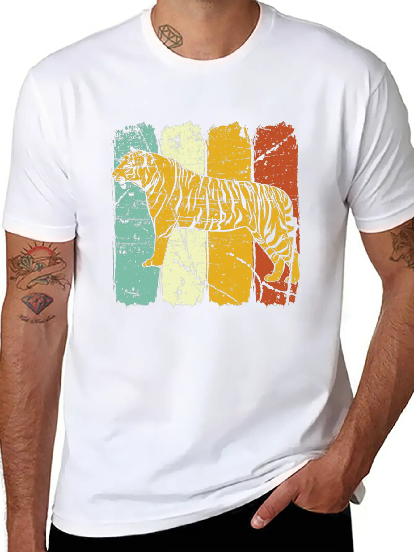 Tiger Lightweight Cotton T-Shirt – Daily Comfort Graphic Shirt