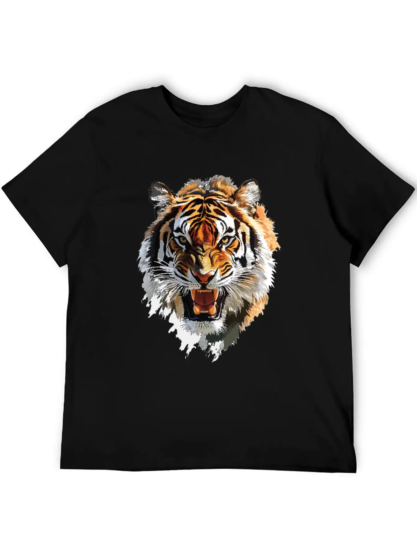 Tiger Modern Fit Casual T-Shirt – Clean And Versatile Design